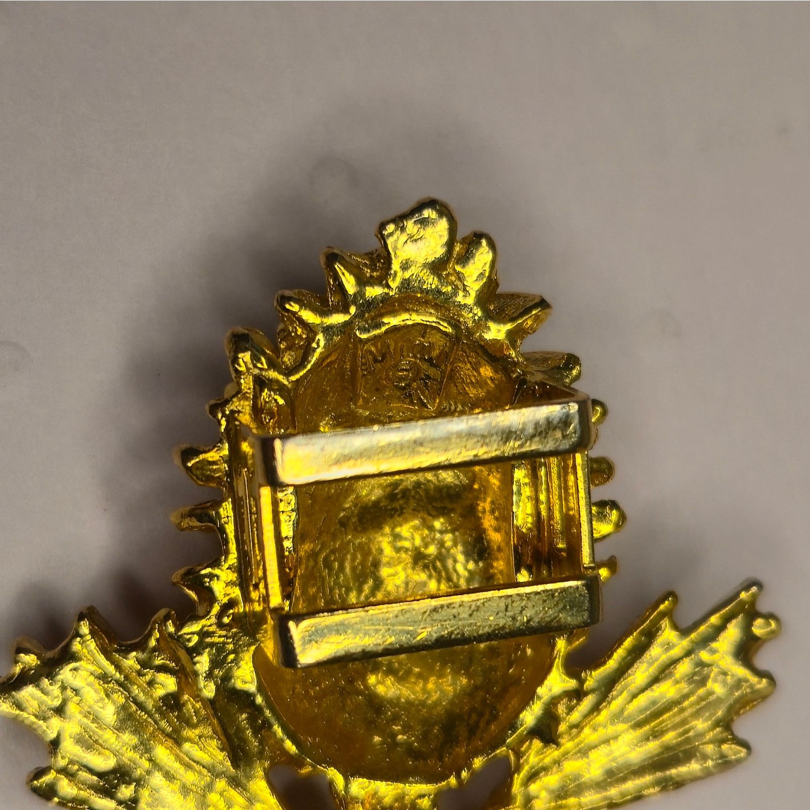 Vintage Vintage Mimi di N 1975 Gold Tone Pine Cone Belt Buckle Size ONE SIZE - 9 Thumbnail