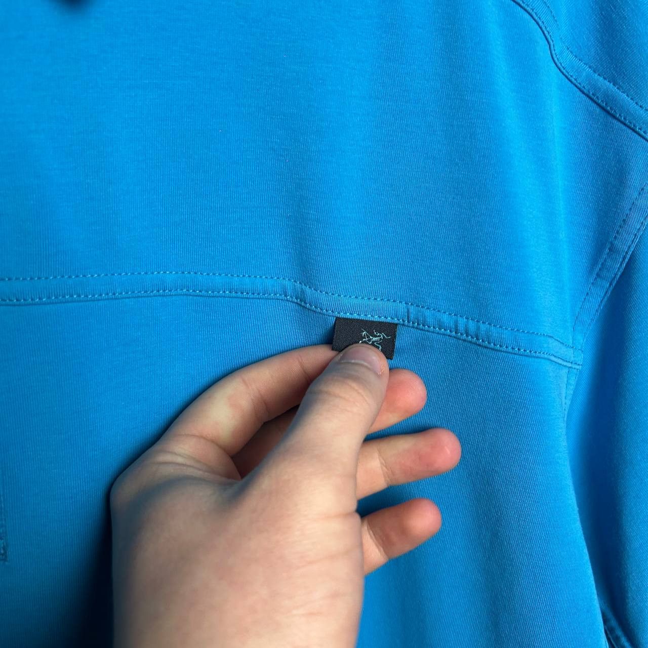 Arc'teryx Mens Arcteryx small logo basic outdoor blue polo Size US XL / EU 56 / 4 - 3 Thumbnail