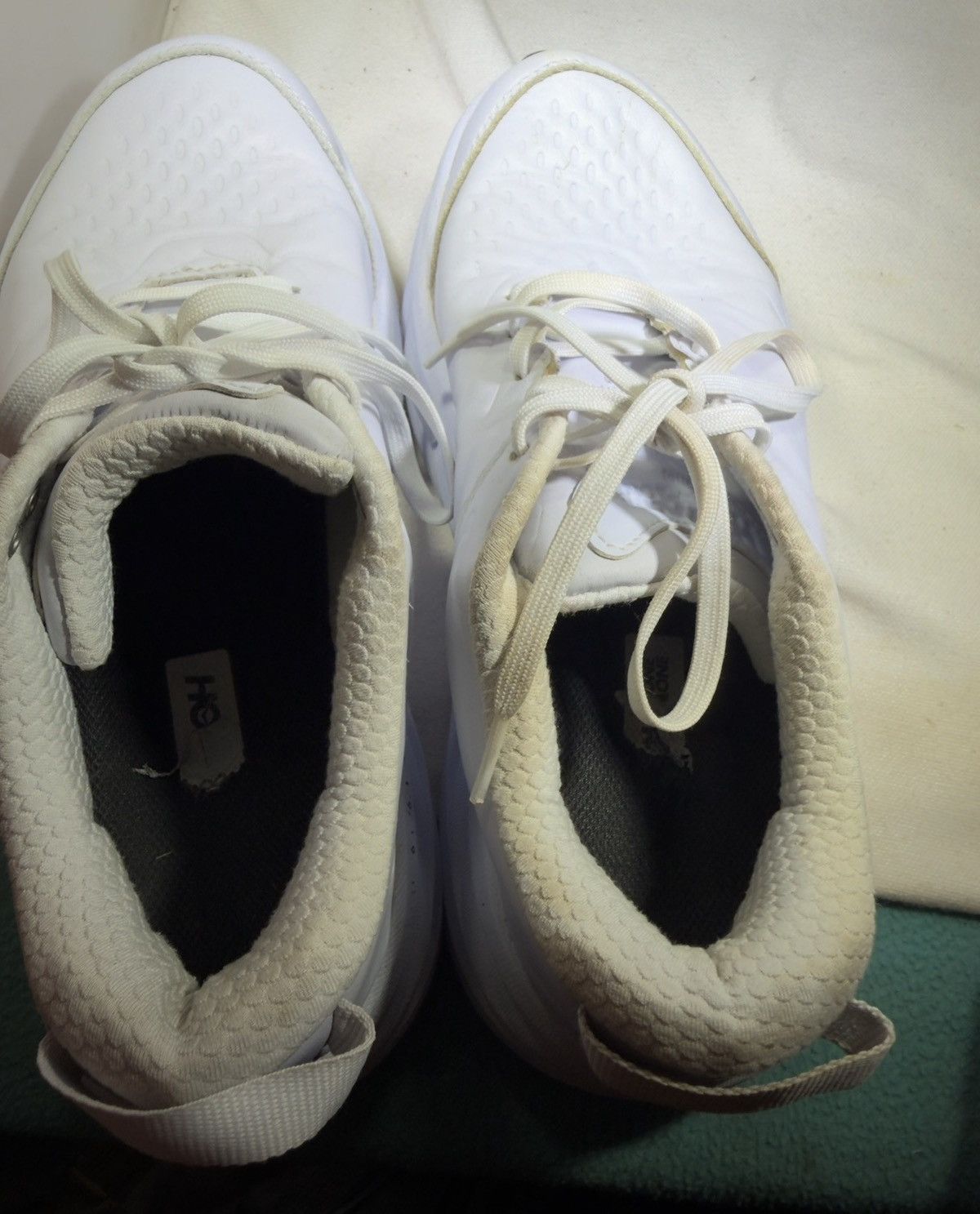 Hoka PreOwned Hoka Bondi SR Running Shoes Women's 9 White Leather Size US 9 / IT 39 - 6 Thumbnail