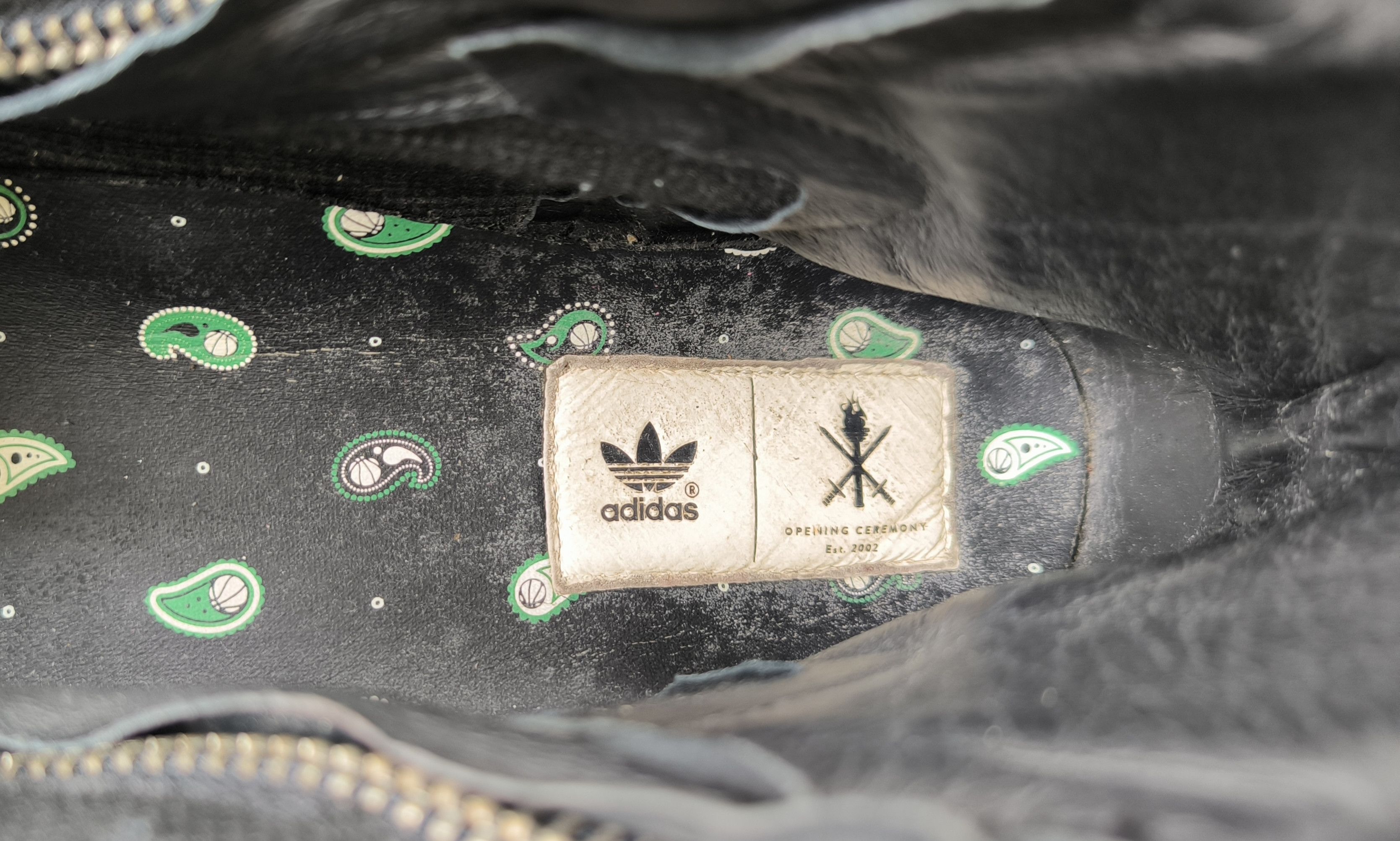 Adidas ADIDAS x OPENING CEREMONY paisley high-top sneakers Size US 11 / EU 44 - 9 Thumbnail