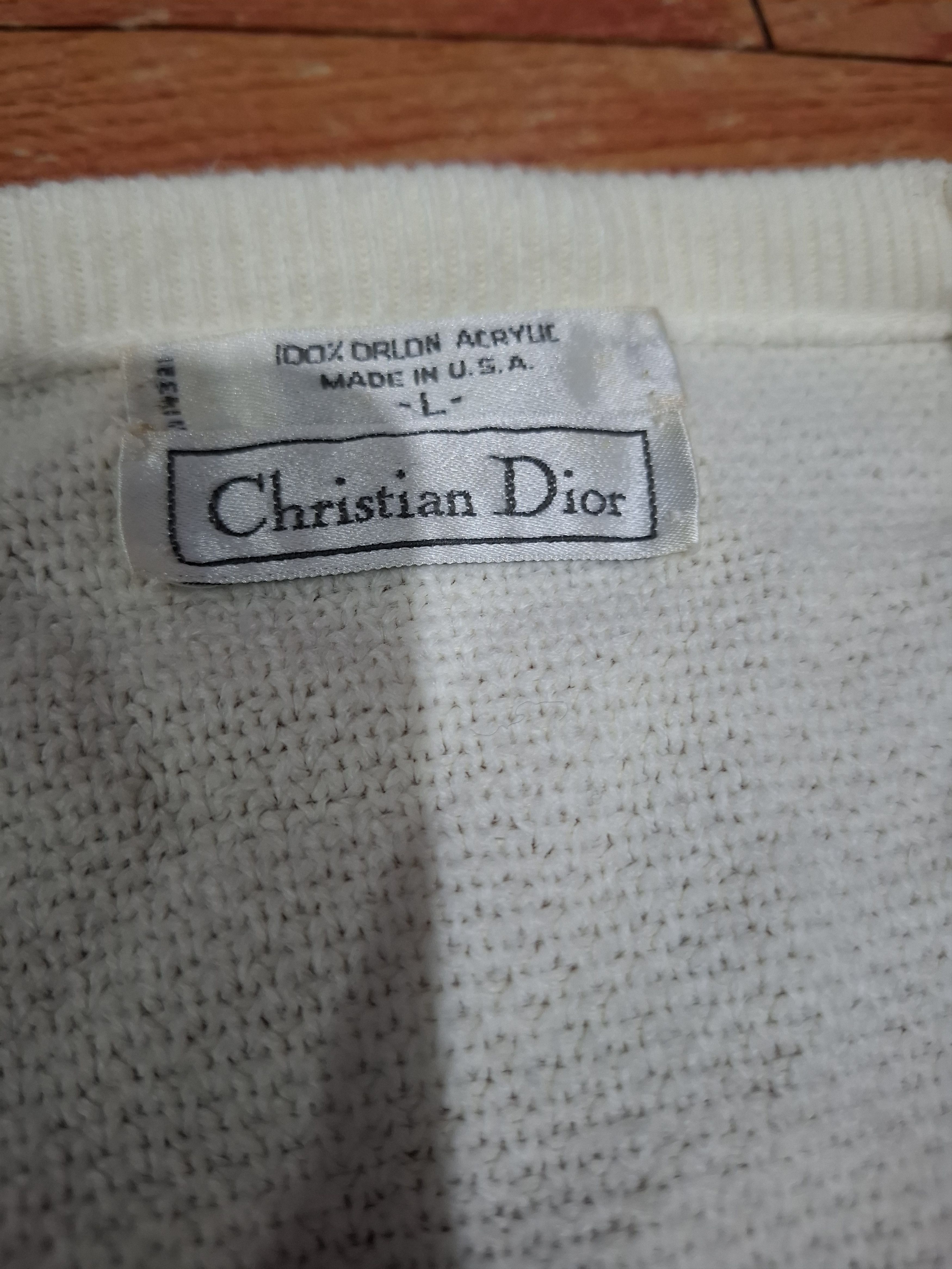Christian Dior Monsieur Vintage knit christian dior 80s Size US L / EU 52-54 / 3 - 3 Thumbnail