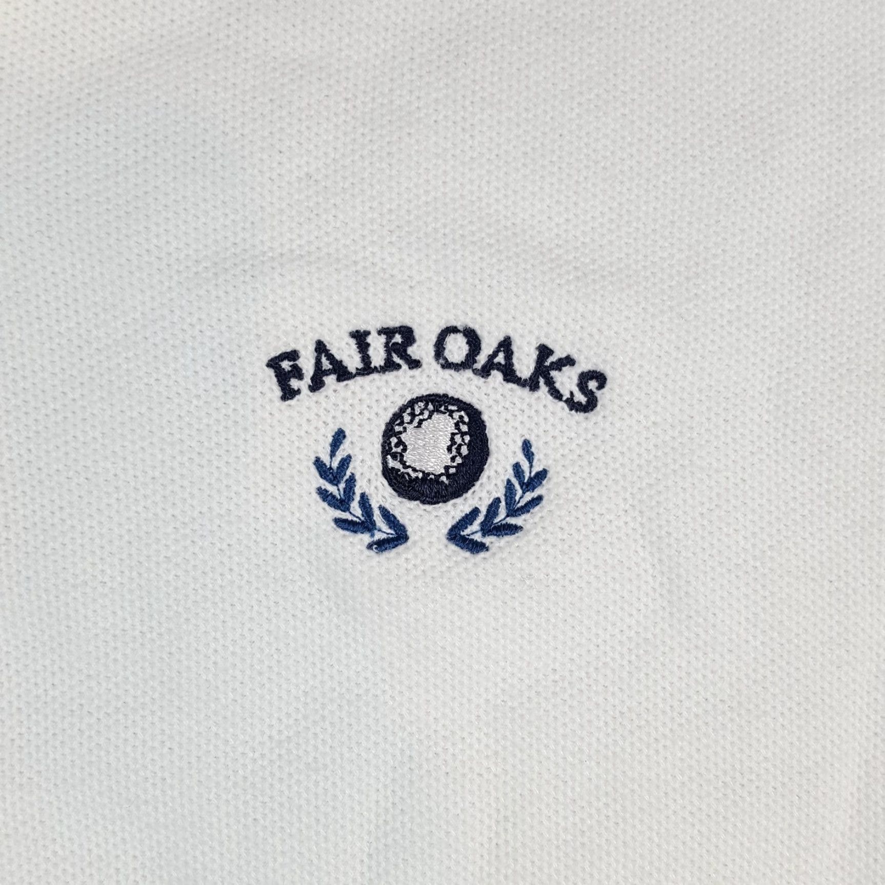 Vintage VINTAGE Fair Oaks Golf Club Preppy Polo Men's L White Collared Shirt Golfing Size US L / EU 52-54 / 3 - 3 Thumbnail