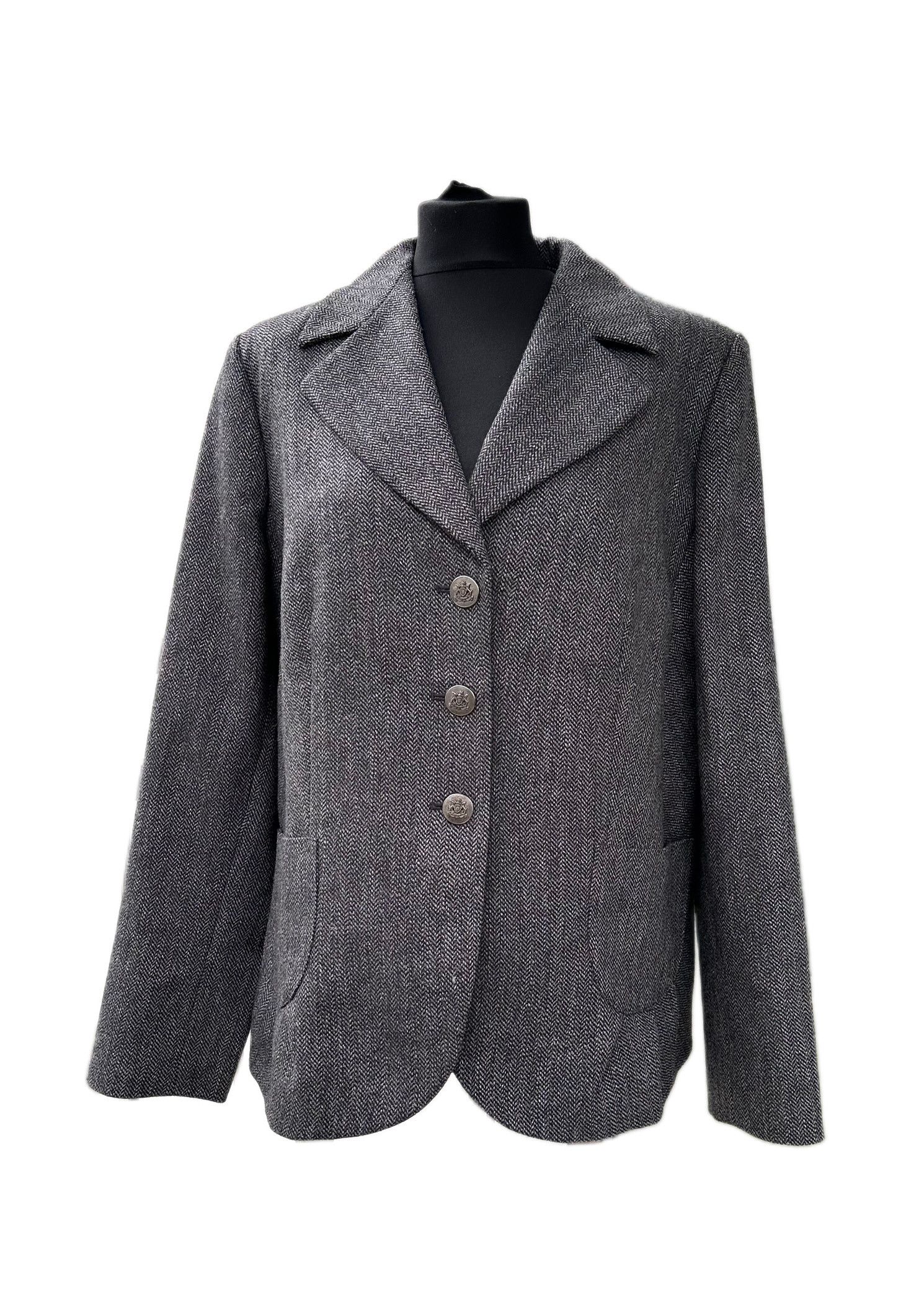 Designer Marina Rinaldi women oversize blazer jacket Size L / US 10 / IT 46 - 1 Thumbnail
