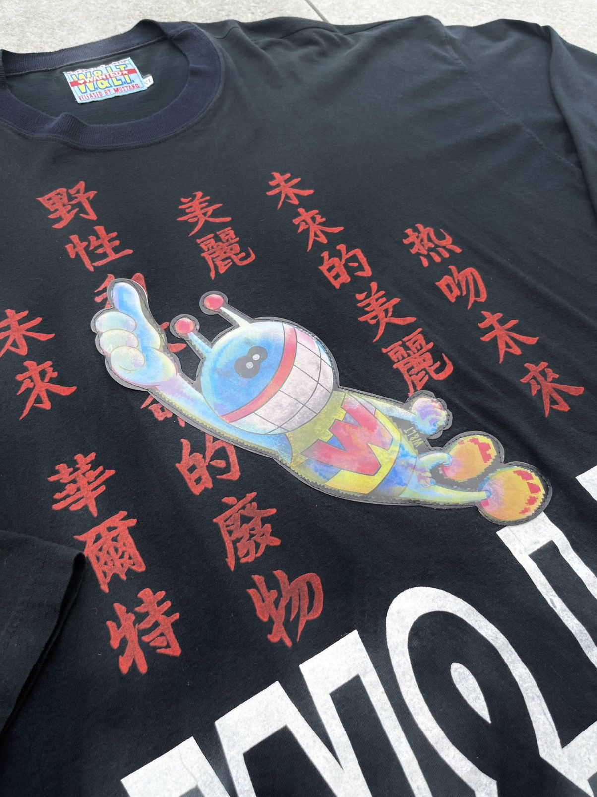 Walter Van Beirendonck Walter van Beirendonck SS95 W.&L.T. holo long-sleeve T-shirt Size US XL / EU 56 / 4 - 5 Thumbnail
