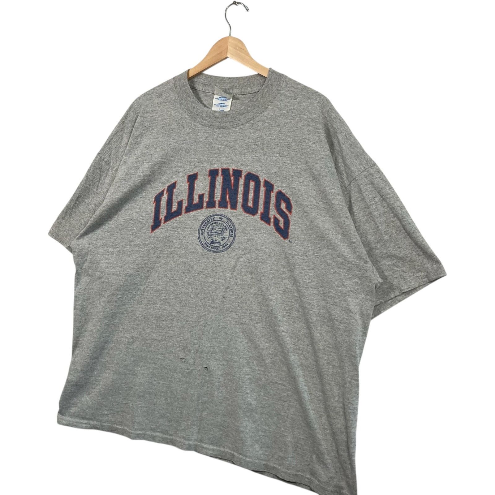 Vintage Vintage University Of Illinois Arch Logo Tee XXL Size US XXL / EU 58 / 5 - 3 Thumbnail