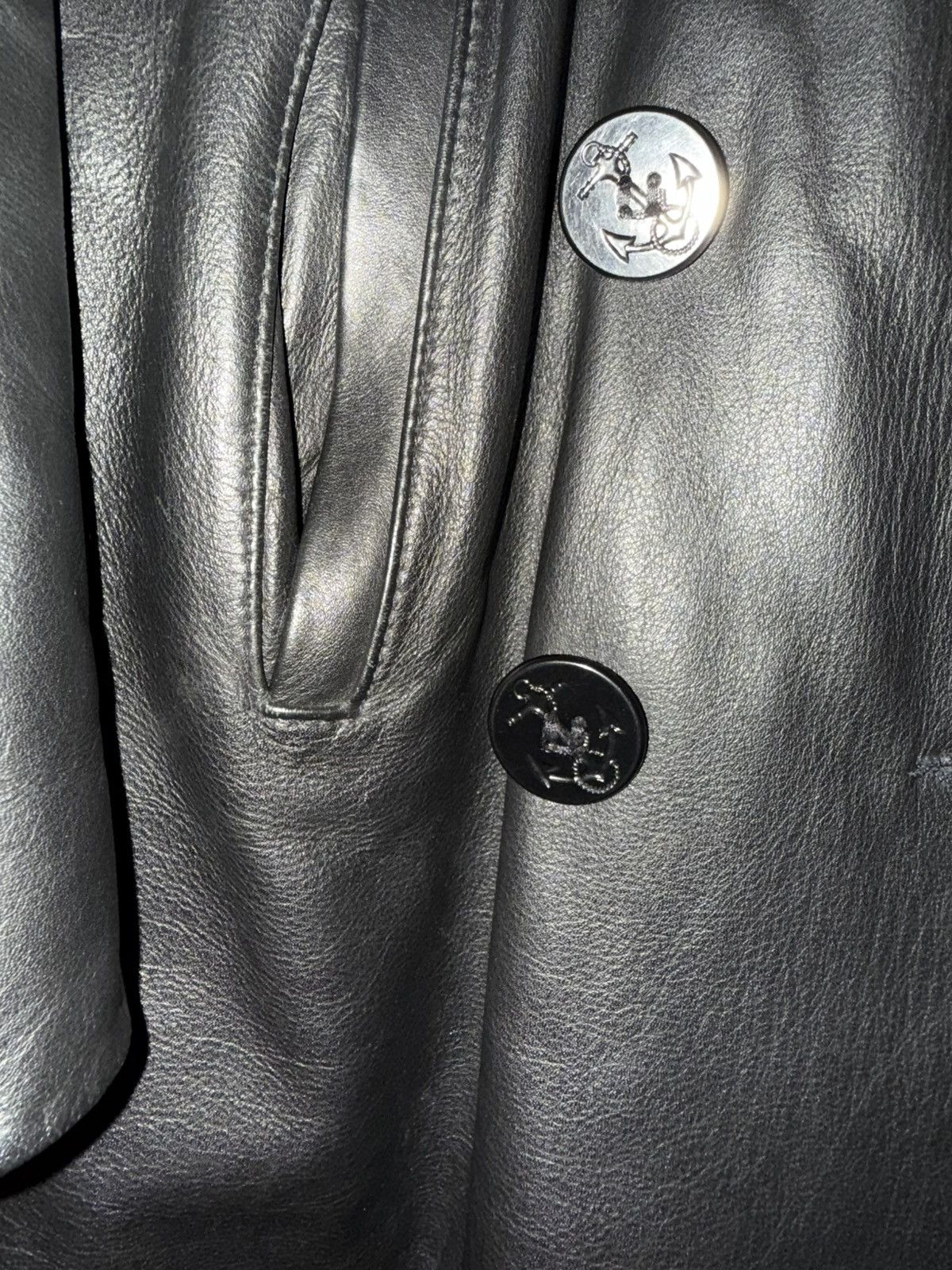 Comme des Garcons × Junya Watanabe × Supreme Supreme JUNYA WATANABE CDG MAN Schott Leather Peacoat Size US S / EU 44-46 / 1 - 4 Thumbnail