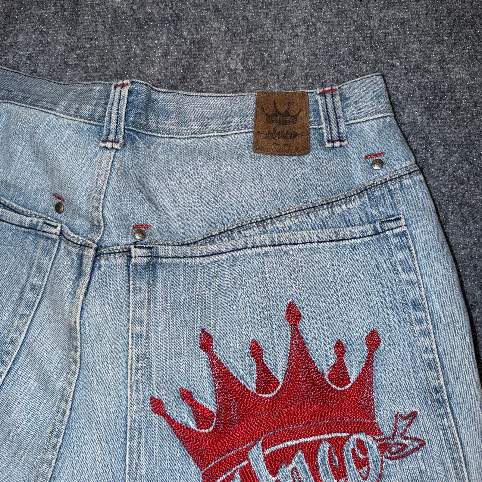 JNCO Vintage JNCO Crown Denim Shorts Mens XL 36 Vtg y2k 90s Rare Size US 36 / EU 52 - 6 Thumbnail