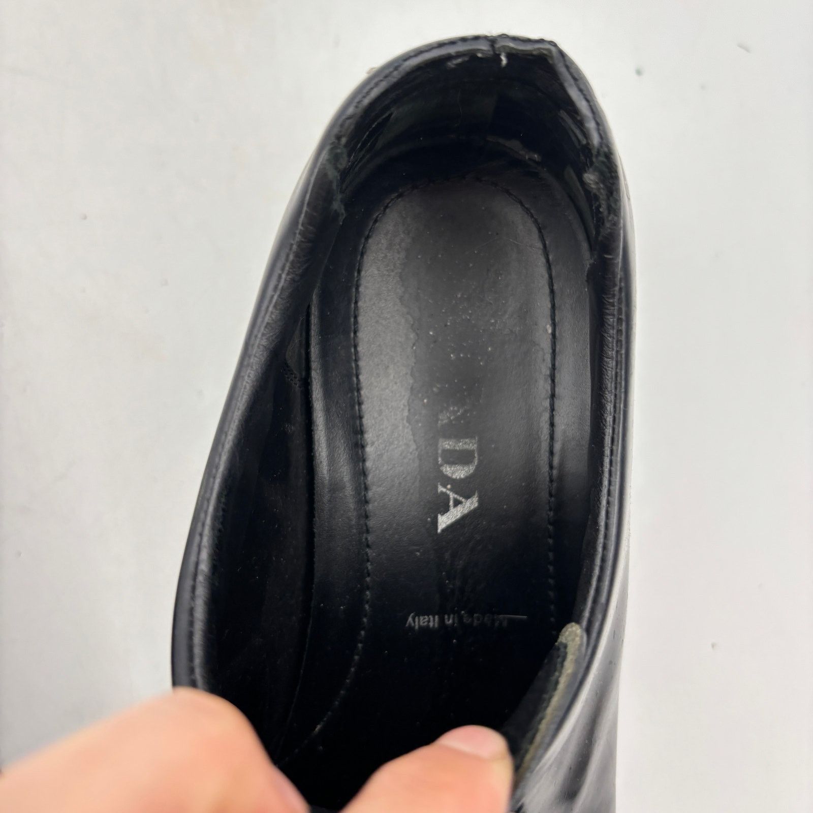 Prada Prada Monolith Brushed Leather Thick Sole Shoes Mens 41 US 8 Size US 8 / EU 41 - 10 Thumbnail