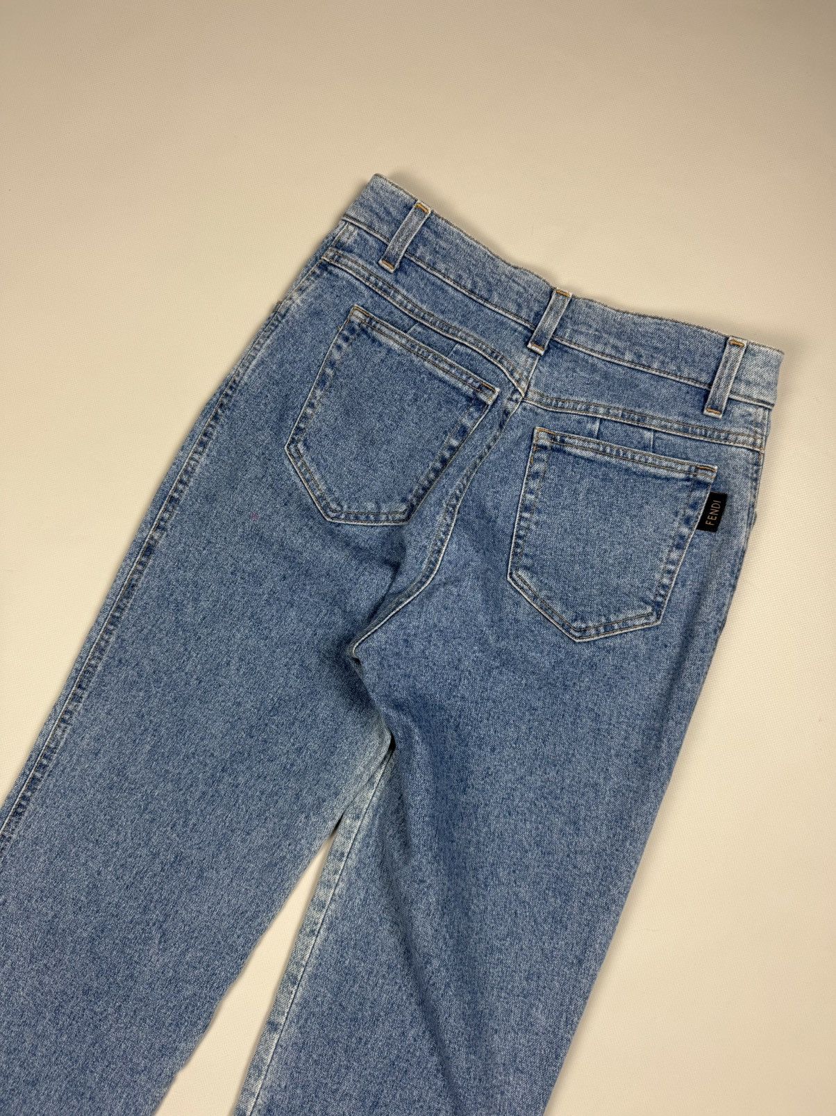 Fendi × Vintage Fendi Vintage Ladies Denim Jeans Size 31" - 20 Thumbnail