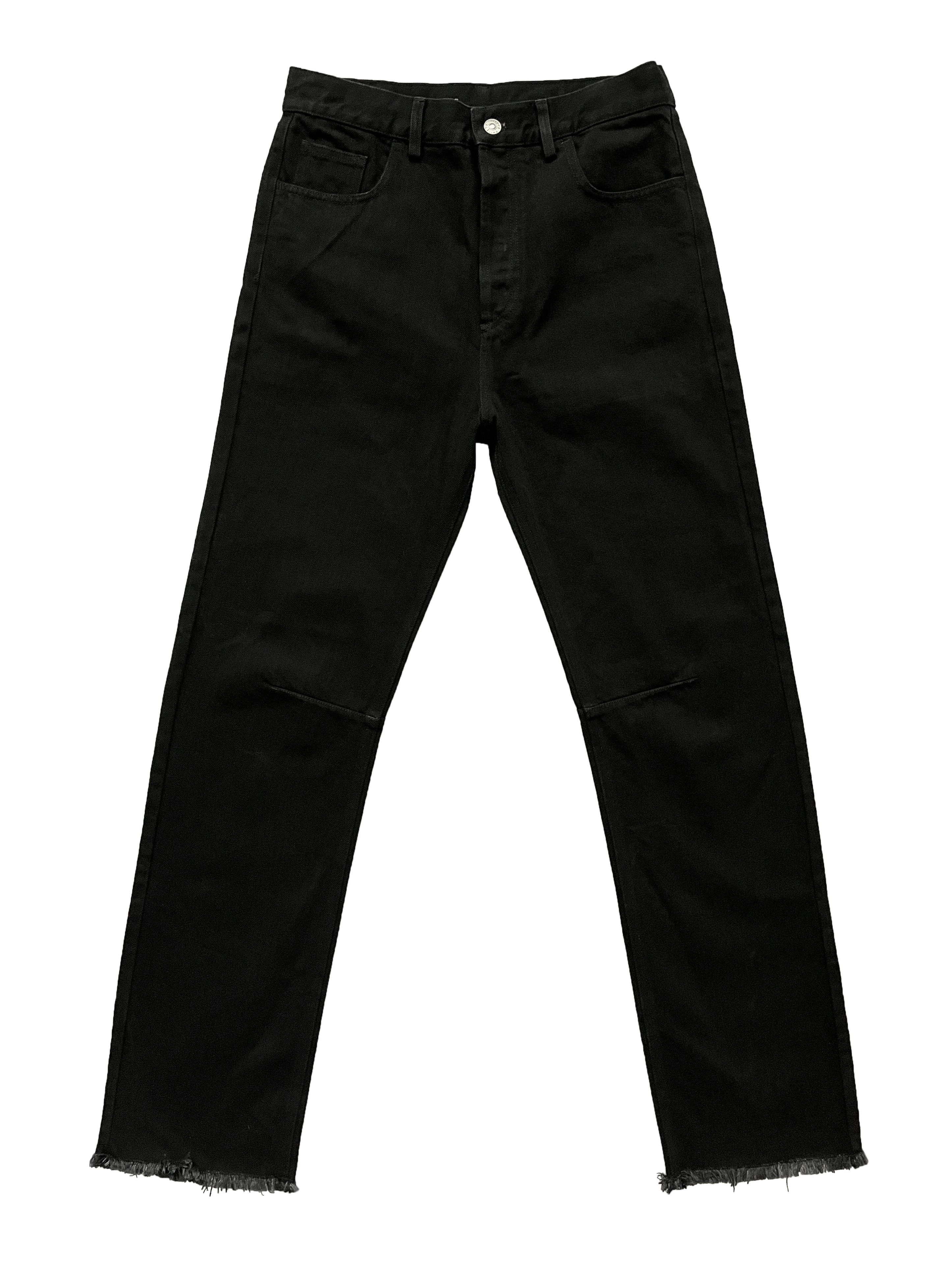 Celine ⚡️QUICK SALE⚡️Celine Phoebe Philo Black Cut Off Denim Jeans Size 27" / US 4 / IT 40 - 1 Thumbnail
