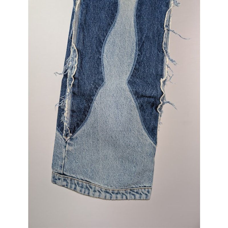 Gallery Dept. o1rshd1 Patchwork Flared Denim Jeans in Indigo Blue Size US 30 / EU 46 - 9 Thumbnail