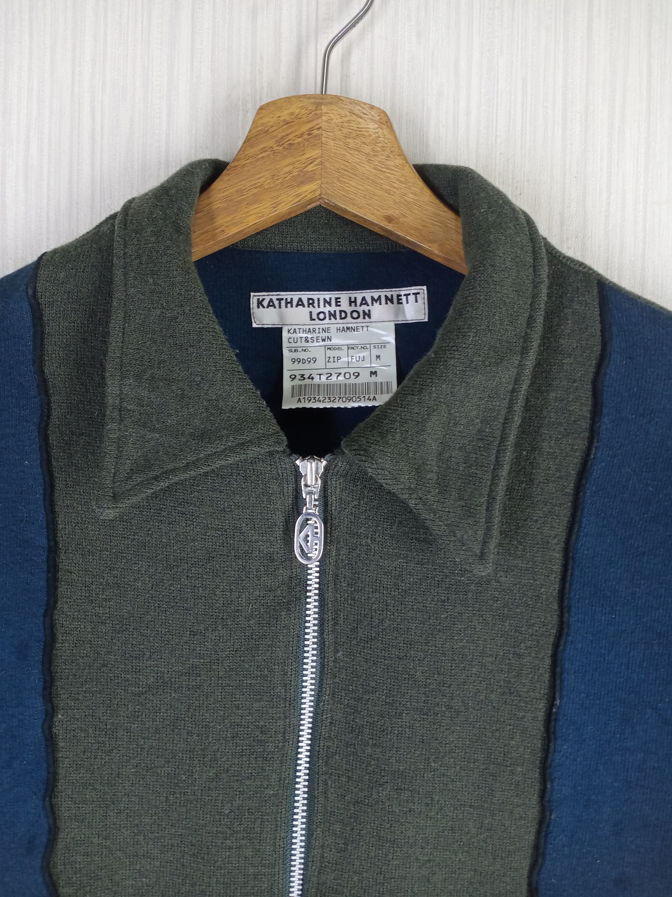 Katharine Hamnett London Rare Vintage Katharine Hamnett London Cut & Sewn Jacket Size US M / EU 48-50 / 2 - 3 Thumbnail