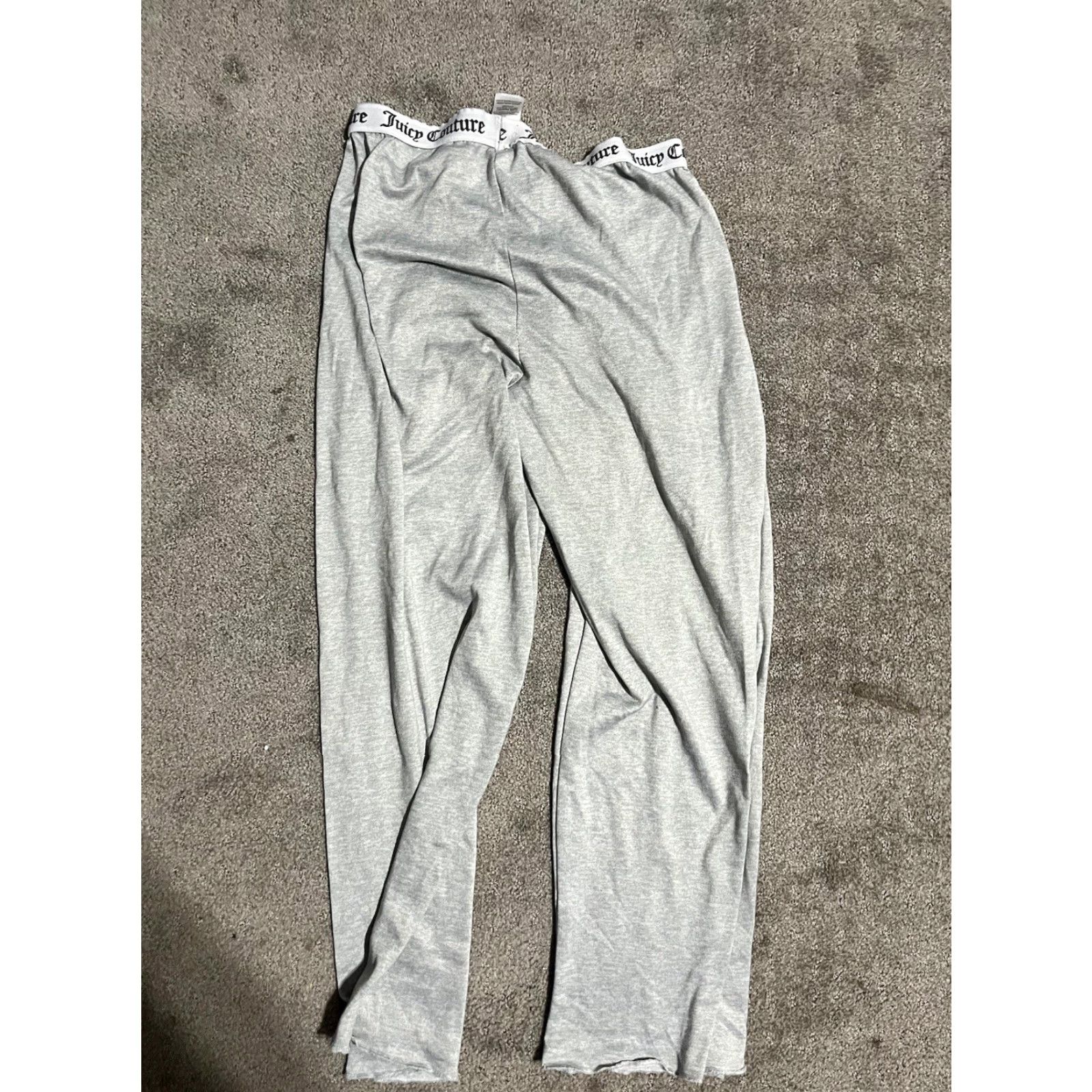 Juicy Couture Juicy Couture Pants 10/12 Gray Pink Logo Y2K Crown Cozy Sleepwear Lounge Size 32" / US 10 / IT 46 - 3 Thumbnail