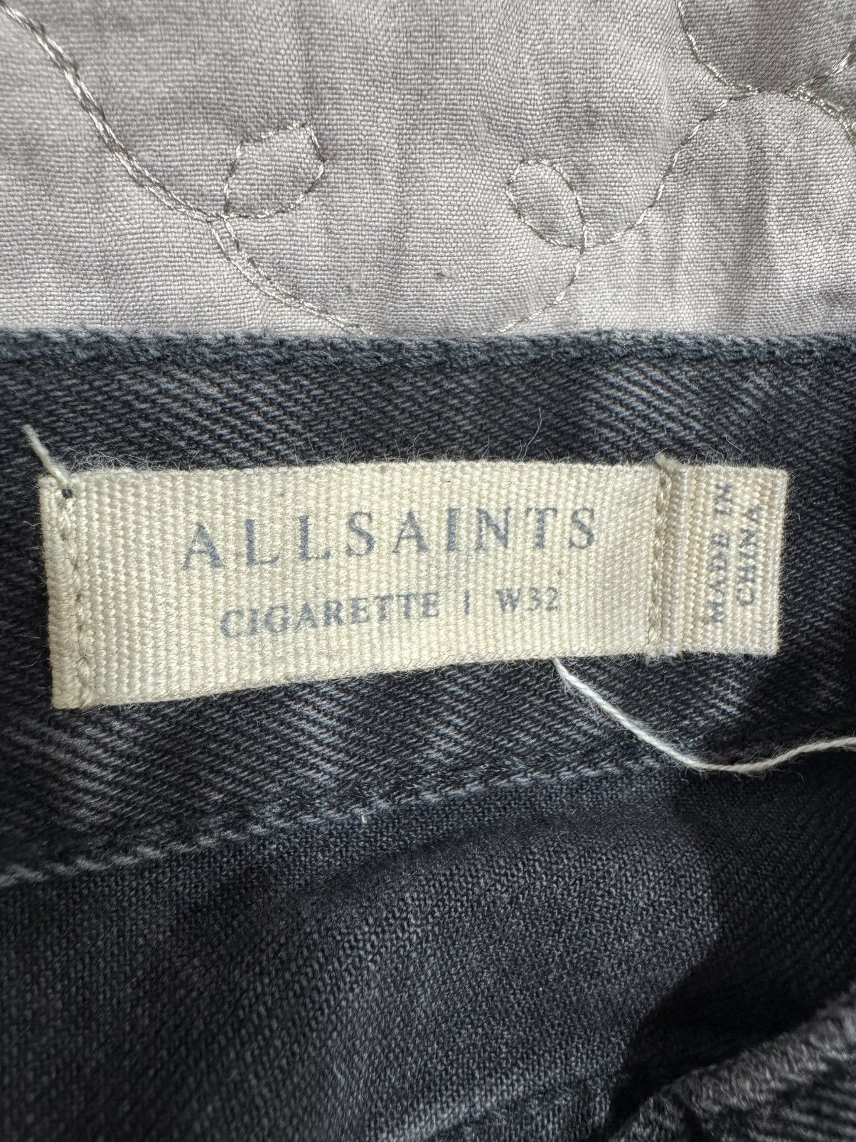 Allsaints Allsaints Cigarette Denim Size US 32 / EU 48 - 3 Thumbnail