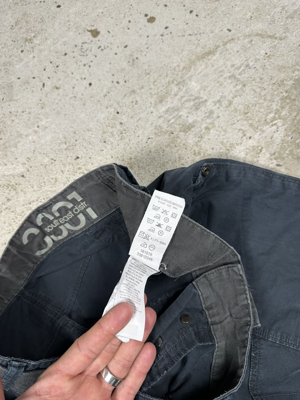 G-Star × Japanese Brand × Vintage Vintage Y2K G Star Raw Fire Elwood Narrow Pants Size US 32 / EU 48 - 14 Thumbnail