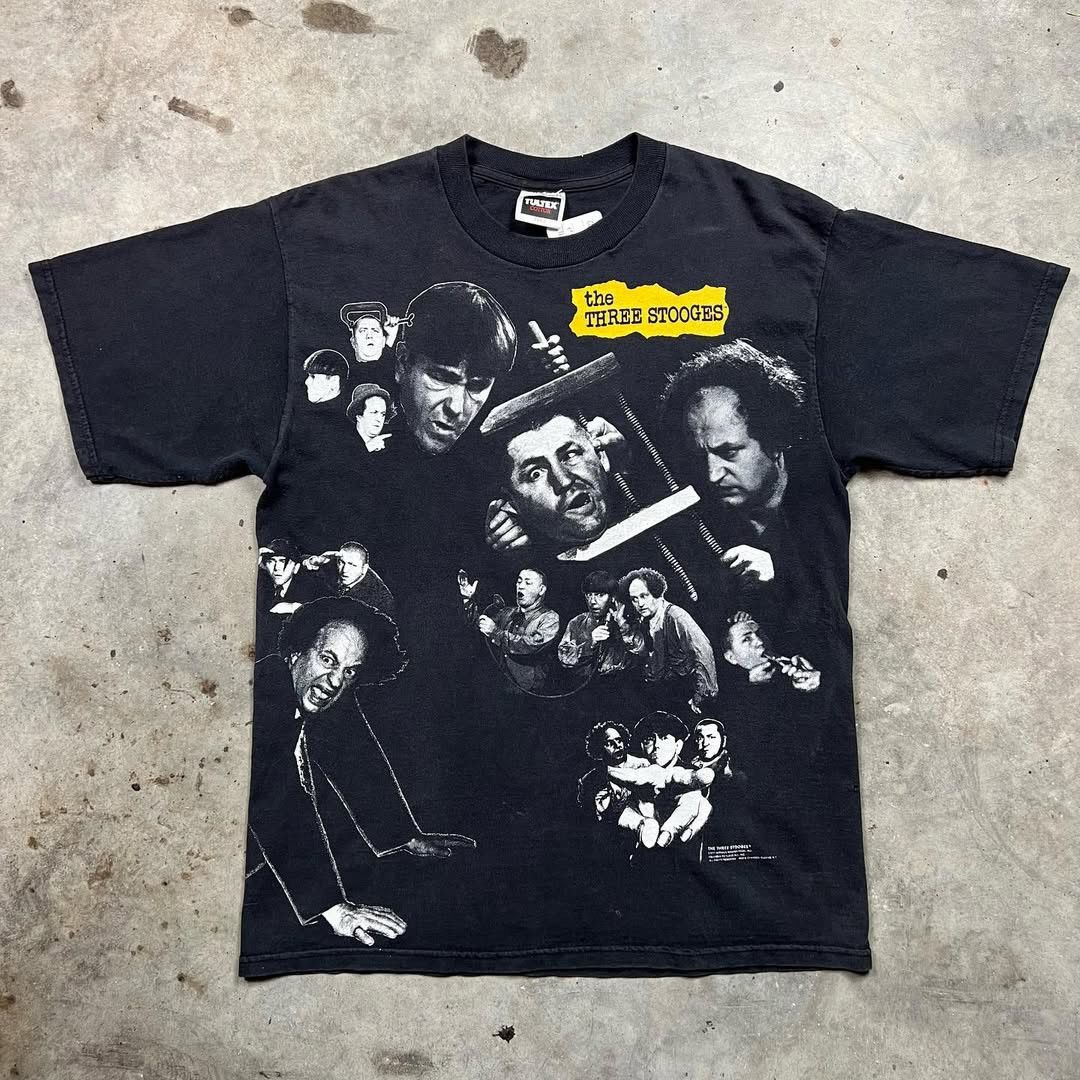 Other 1992 The Three Stooges All-Over Print Movie Promo Tee Size US L / EU 52-54 / 3 - 2 Thumbnail