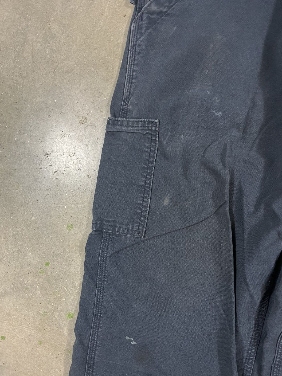 Carhartt Carhartt B151 NVY Work Pants Faded Navy Blue Size US 32 / EU 48 - 4 Thumbnail