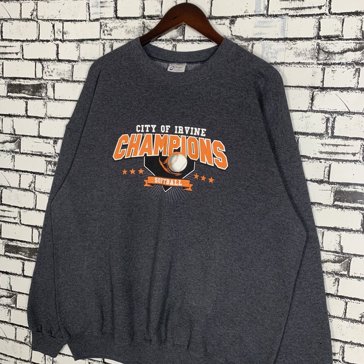 Champion × Designer × Vintage Vintage Sportwear City of Irvine Champions Softball Size US XL / EU 56 / 4 - 2 Thumbnail