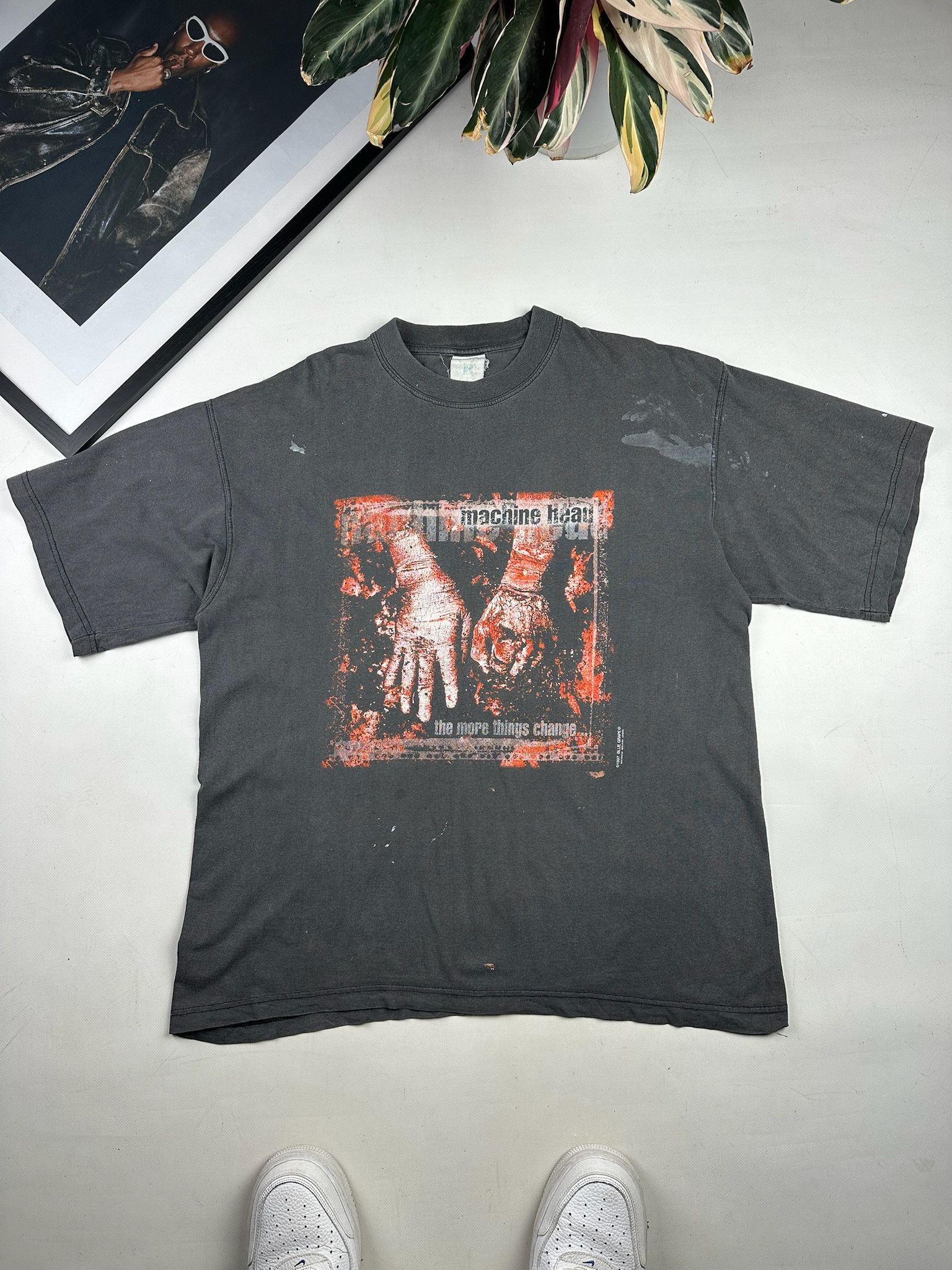 Band Tees Vintage 90s Machine head Size US XL / EU 56 / 4 - 1 Thumbnail