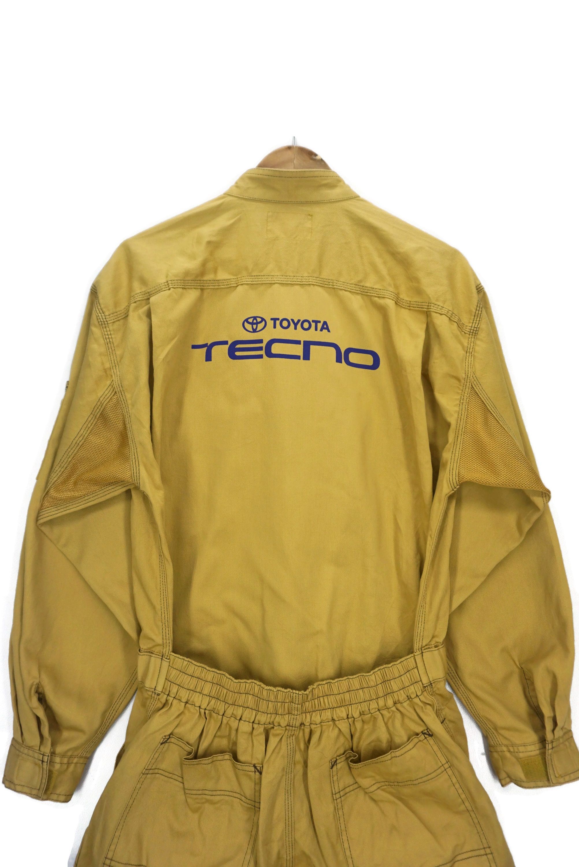 Japanese Brand Vintage Toyota Tecno Mechanics Coveralls Japanese Workwear Size US 32 / EU 48 - 9 Thumbnail