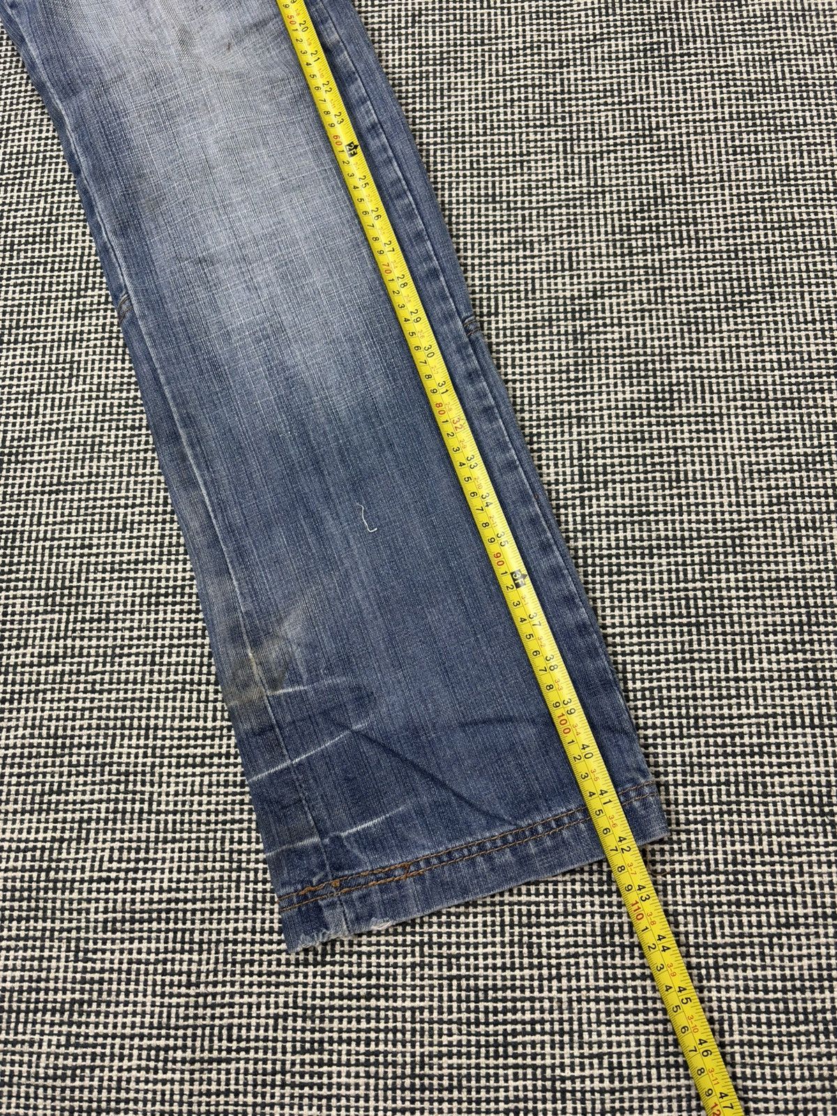 Japanese Brand Y2K kosmo lupo embroidered skeleton swag jeans vintage Size US 32 / EU 48 - 13 Thumbnail