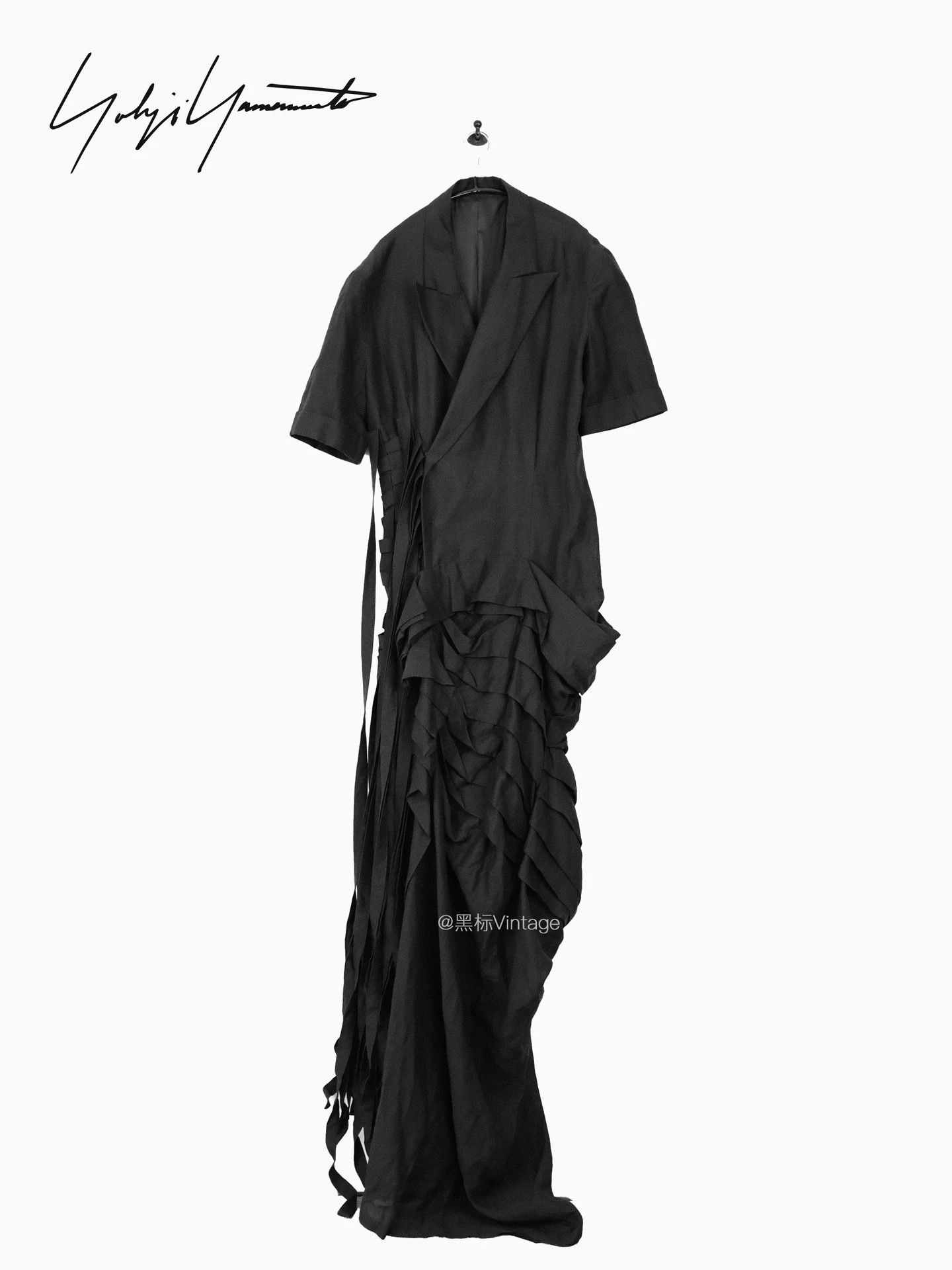 Yohji Yamamoto Yohji Yamamoto 20SS Archive Decon Washi-Linen Dress Size XS / US 0-2 / IT 36-38 - 2 Thumbnail