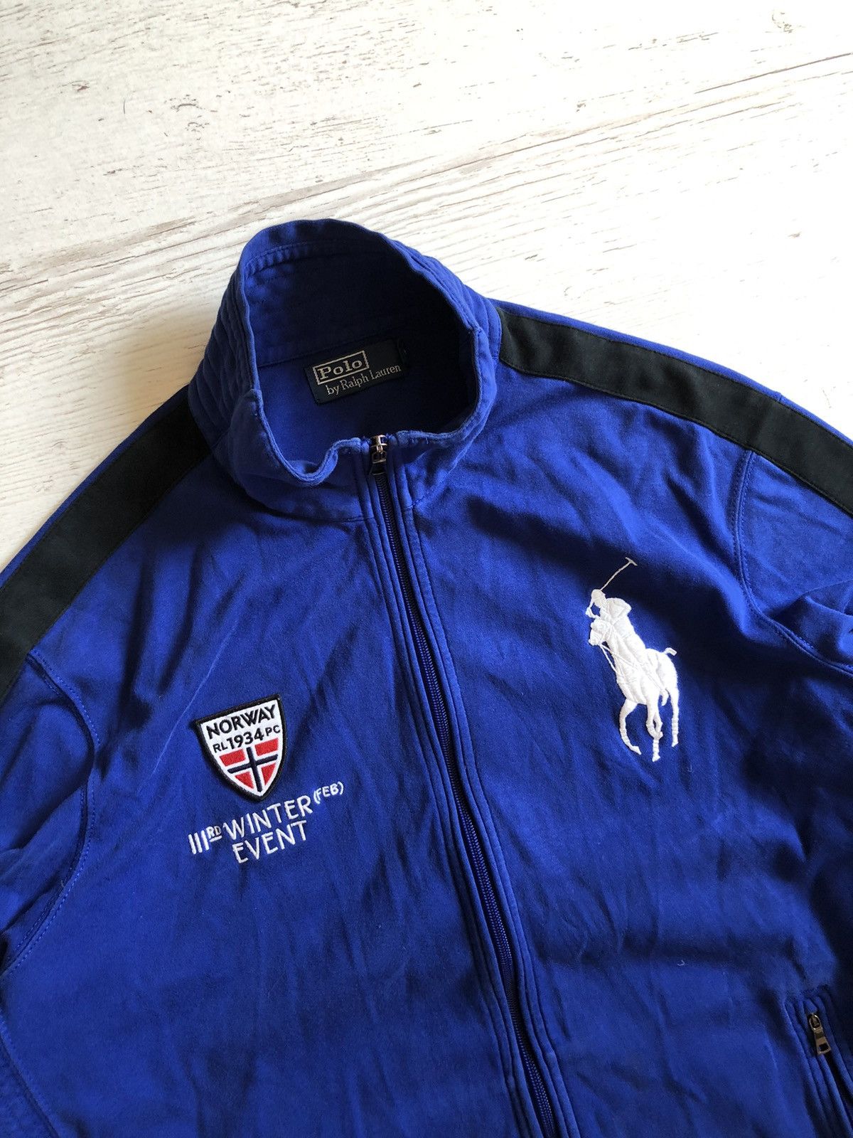 Polo Ralph Lauren Vintage polo Ralph Lauren USA winter event zip sweatshirt Size US XL / EU 56 / 4 - 3 Thumbnail