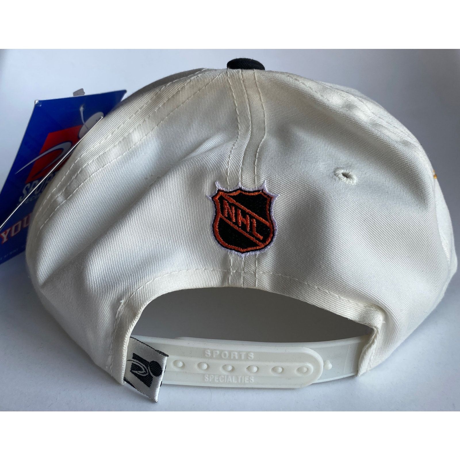 NHL × Sports Specialties NEW Pittsburgh Penguins 90s SHADOW snapback Robo Youth vtg Size ONE SIZE - 7 Thumbnail