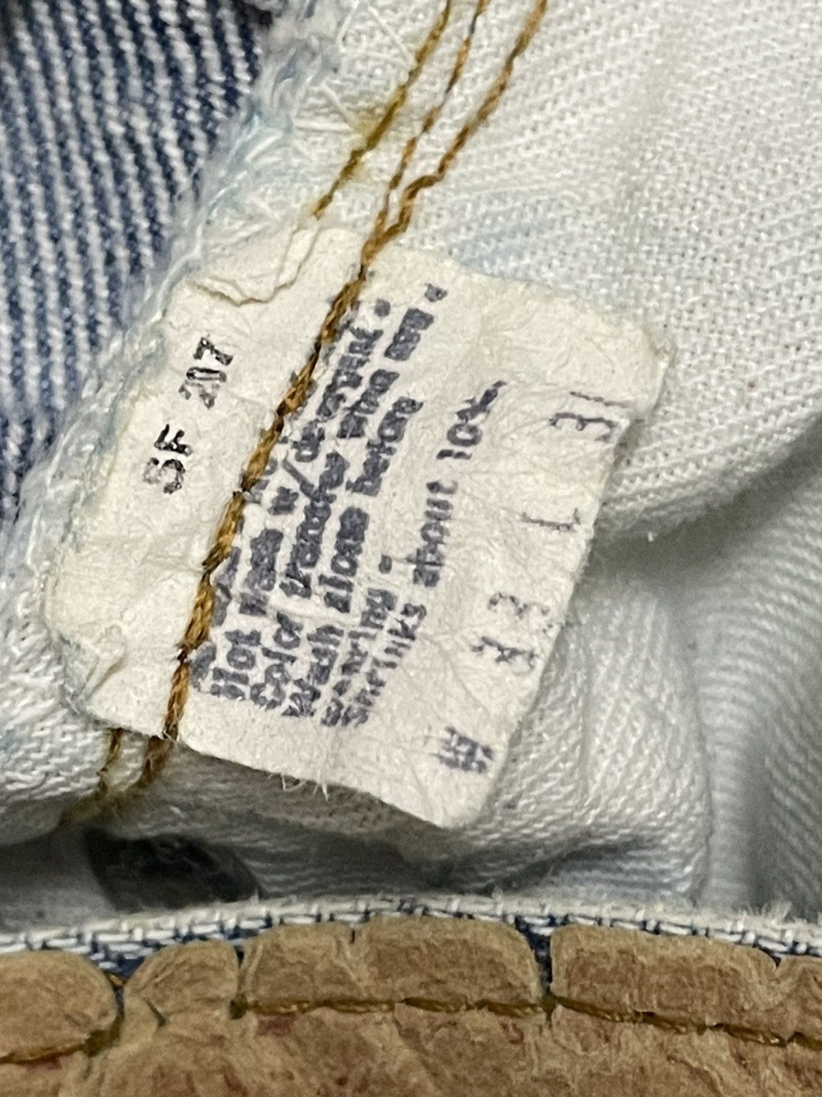 Levi's Vintage Clothing Vintage 1990s Designer Levis 501 Distressed Selvedge Denim Size US 32 / EU 48 - 20 Thumbnail