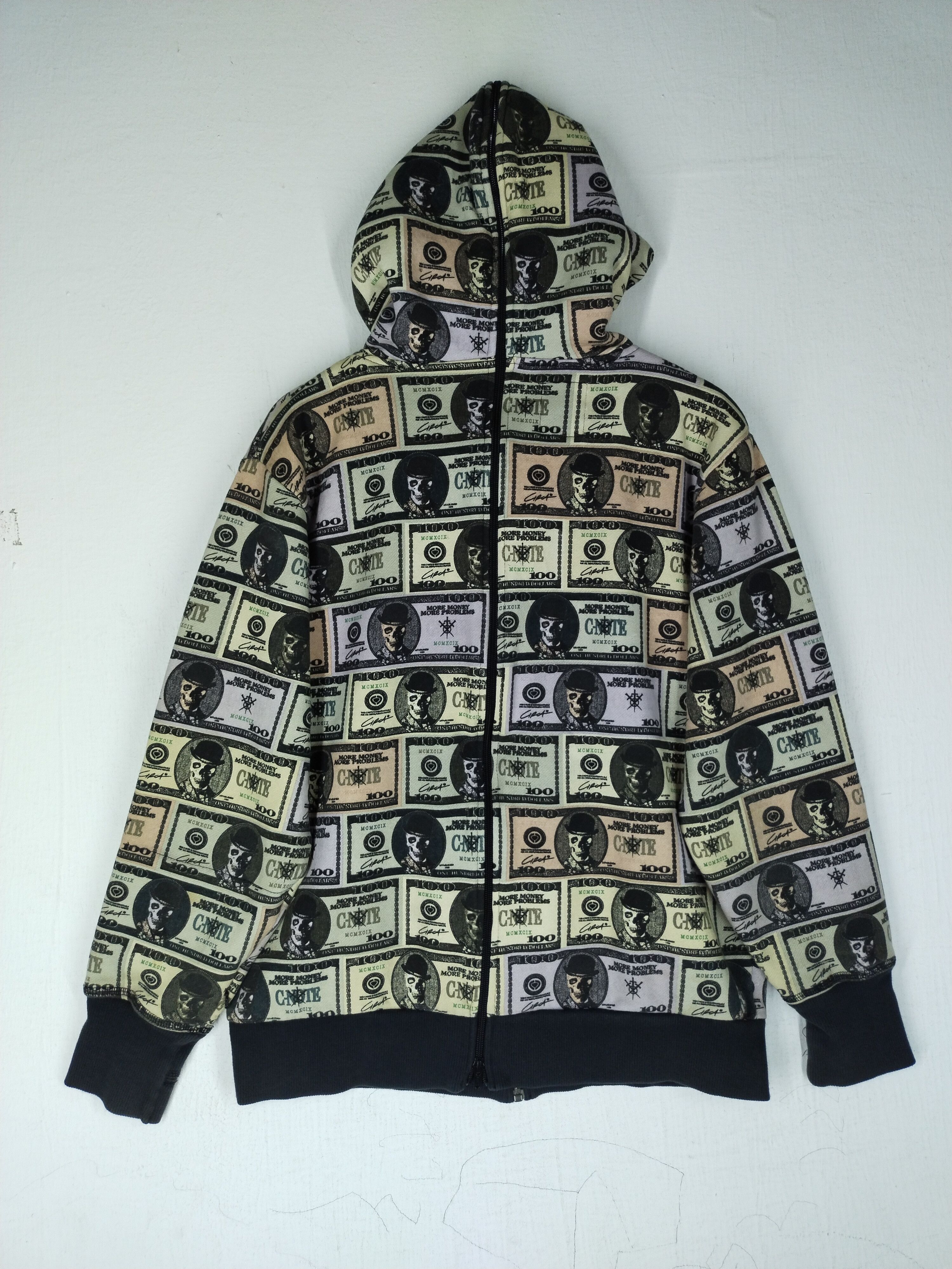 C1RCA Vintage Circa C-Note Skulls Overprint Punks LBG Hoodie Size US M / EU 48-50 / 2 - 13 Thumbnail