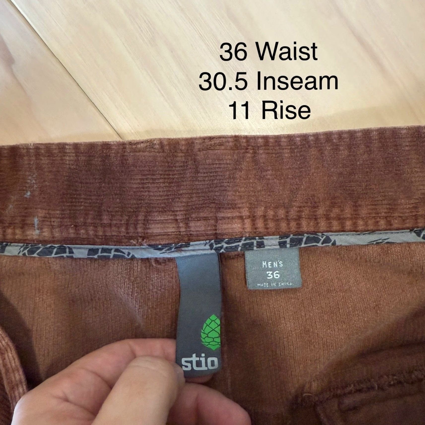 Vintage Stio Rivet Corduroy Pants 36 Brown Casual Straight Leg Men Regular 36 Khakis Corduroy Logo Vintage? No (avoid). Size US 36 / EU 52 - 5 Thumbnail