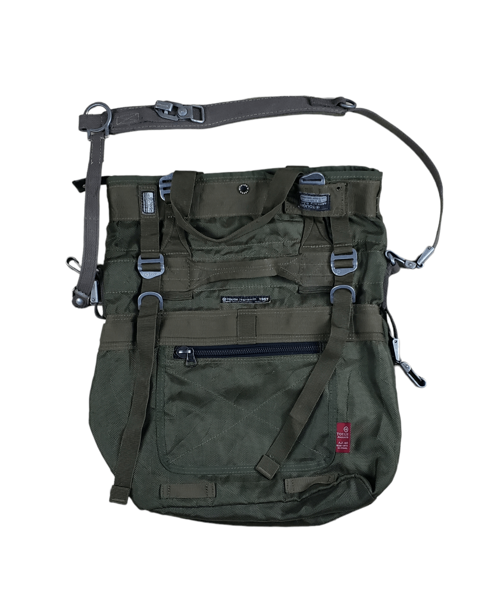 image of Tough Jeansmith Military Bags Heavy Duty in Army Green, Men's