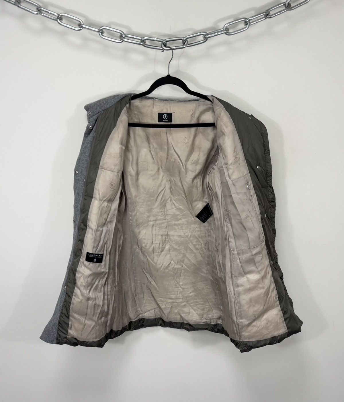 Bogner Bogner Willy Limonta Women’s Khaki Down Puffer Jacket Coat Size M / US 6-8 / IT 42-44 - 3 Thumbnail