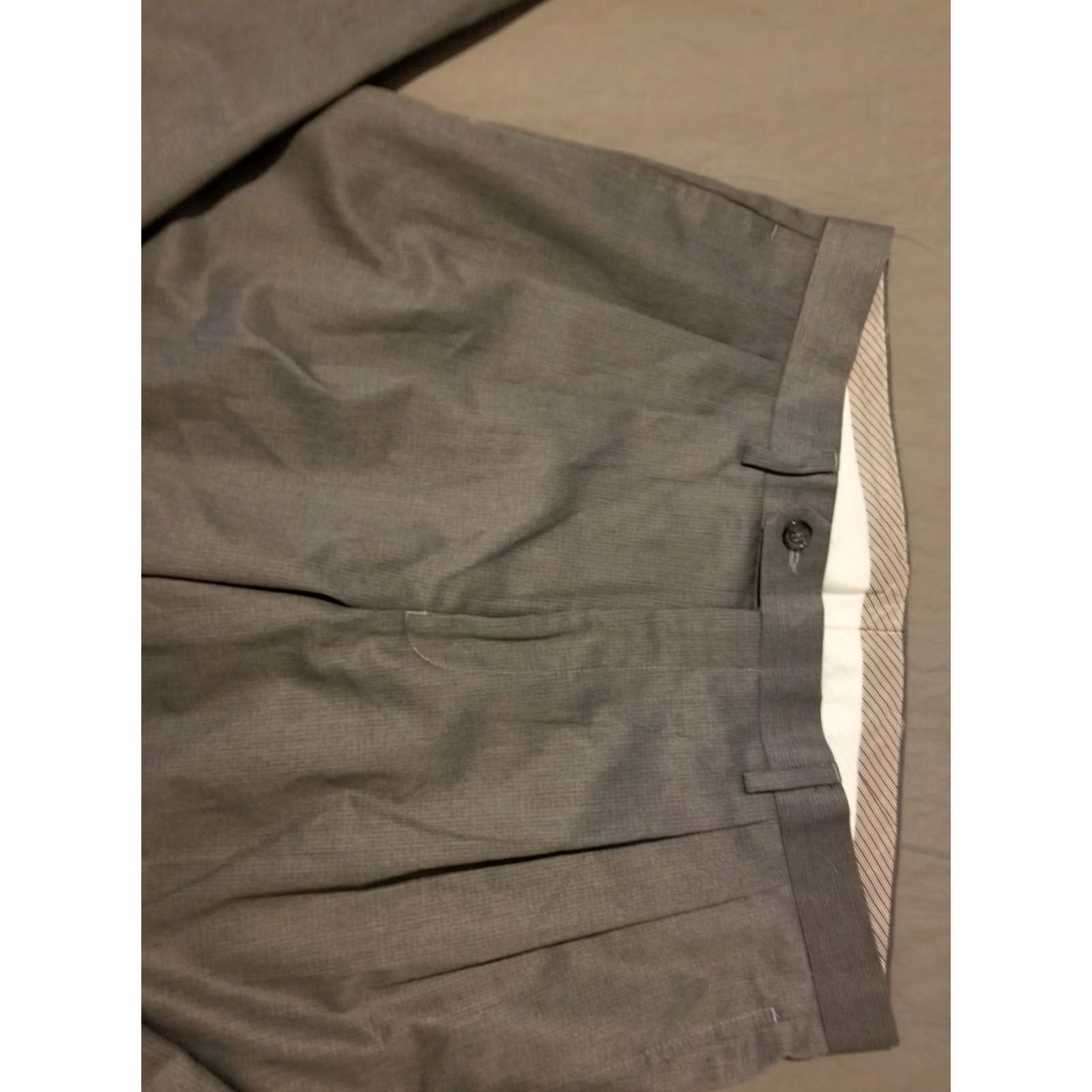 Polo Ralph Lauren Mens Polo Ralph Lauren Dress Pants Gray Khaki Chino Trouser 34x32 Slack Size US S / EU 44-46 / 1 - 4 Thumbnail