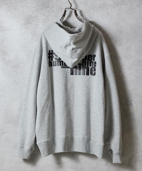 Number (N)ine number nine N(N) logo FULL ZIP HOODIE Size US L / EU 52-54 / 3 - 3 Thumbnail