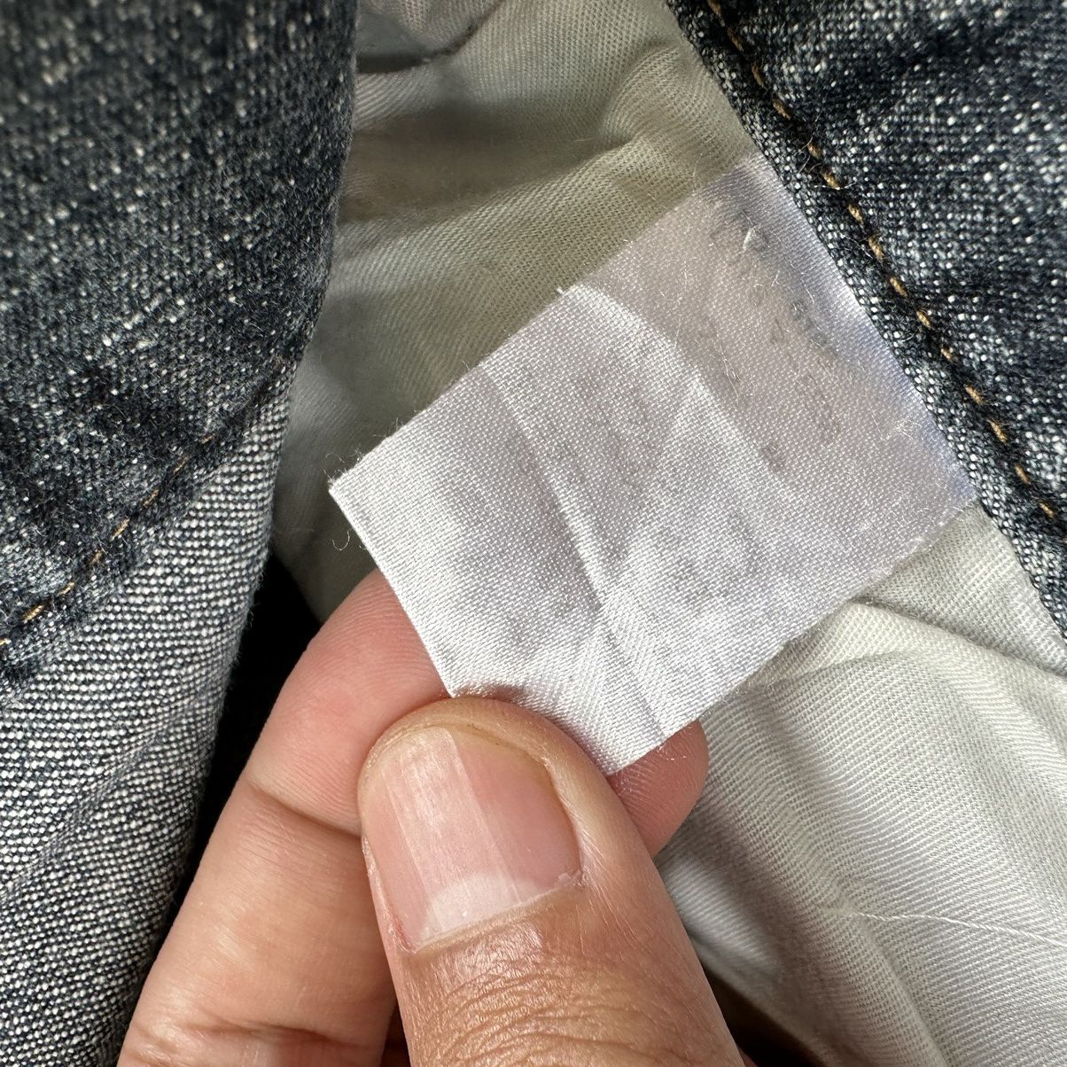 Japanese Brand Vintage Hanes Distressed Faded Denim Raw Jean Pant Size 34 Size US 34 / EU 50 - 6 Thumbnail