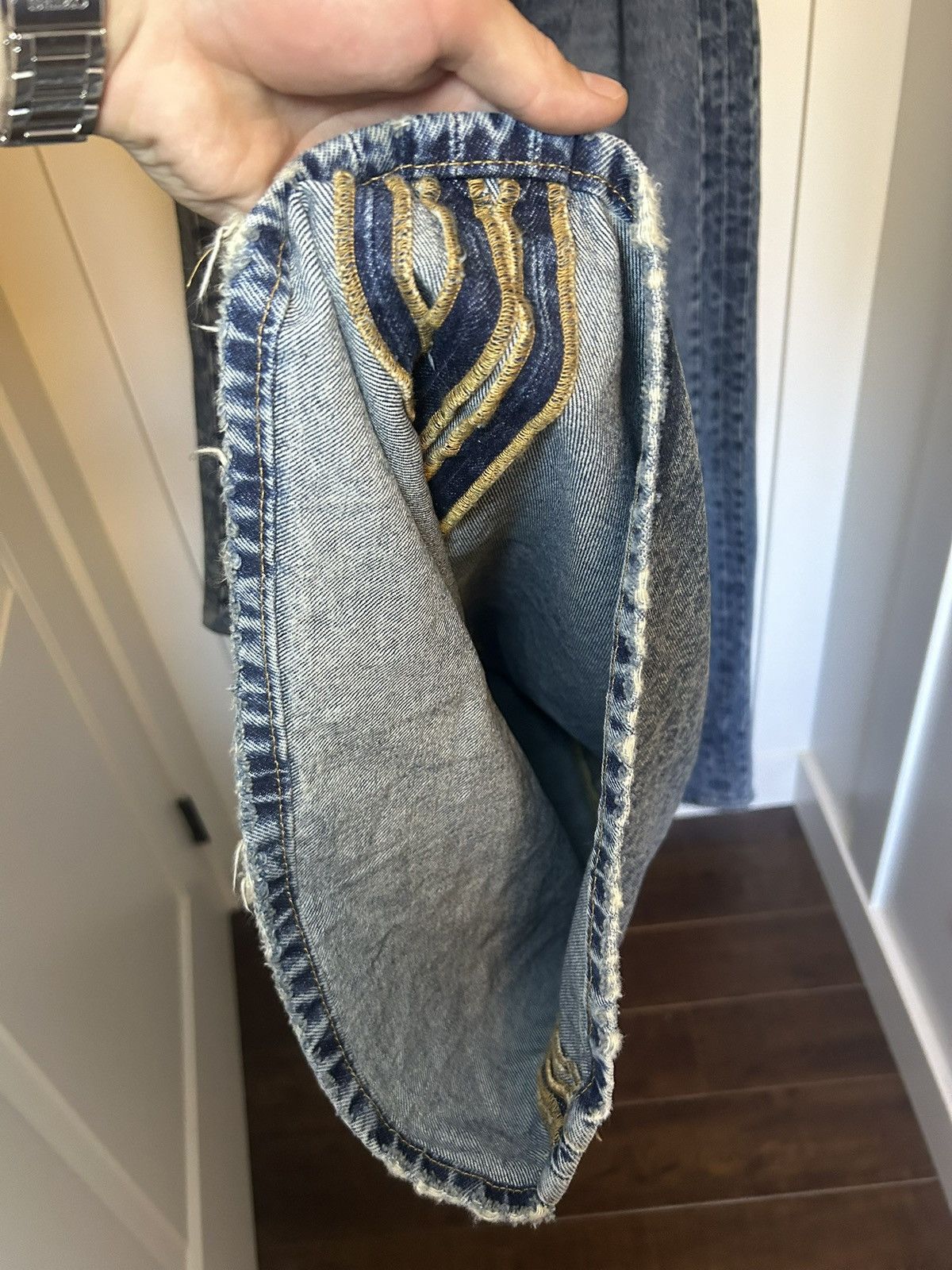 Vetements Vetements baggy patched knee distressed jeans Size US 34 / EU 50 - 14 Thumbnail