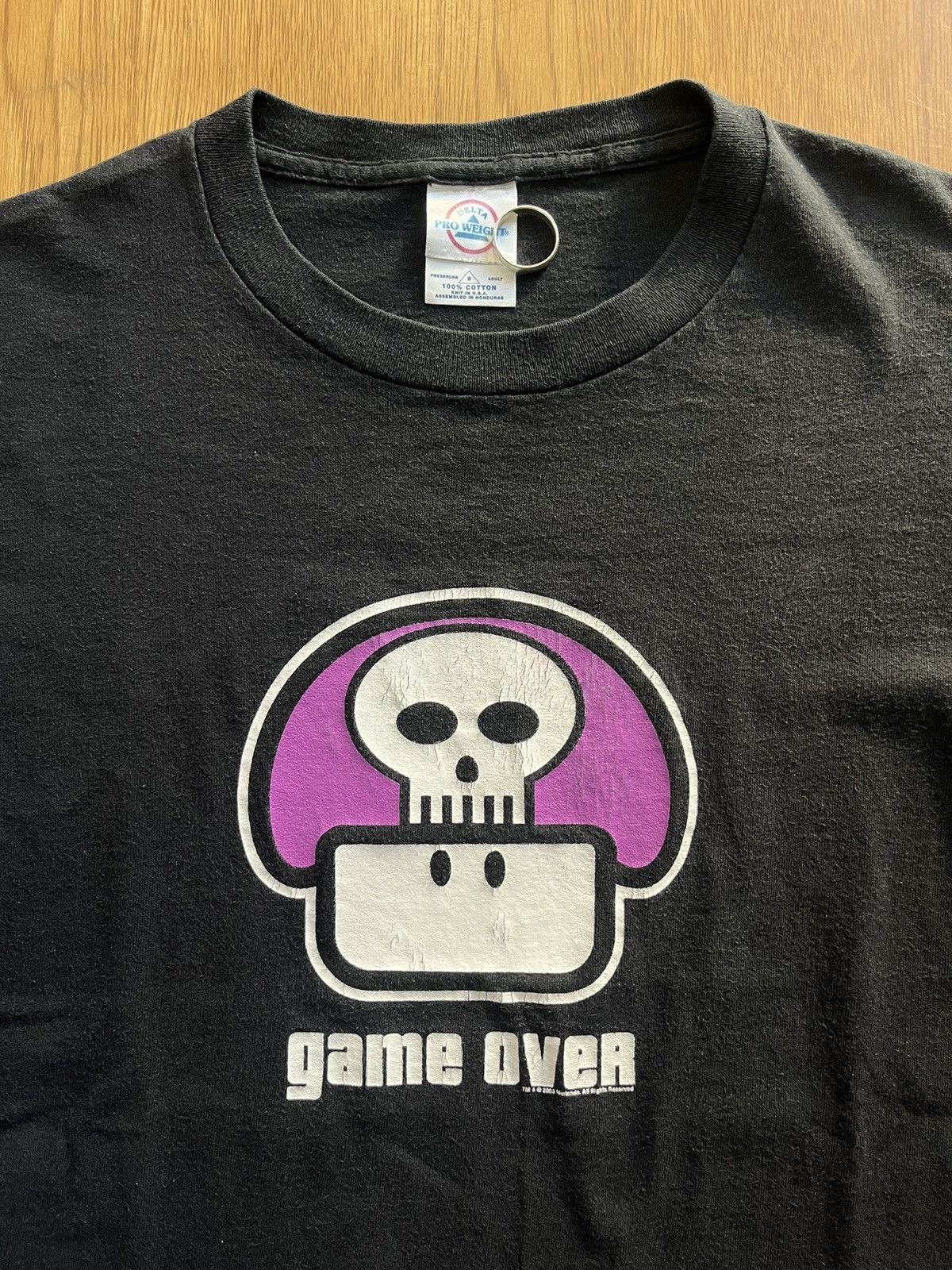 Nintendo Vintage Poison Mushroom Game over Mario 2003’s Tshirt Size US S / EU 44-46 / 1 - 5 Thumbnail