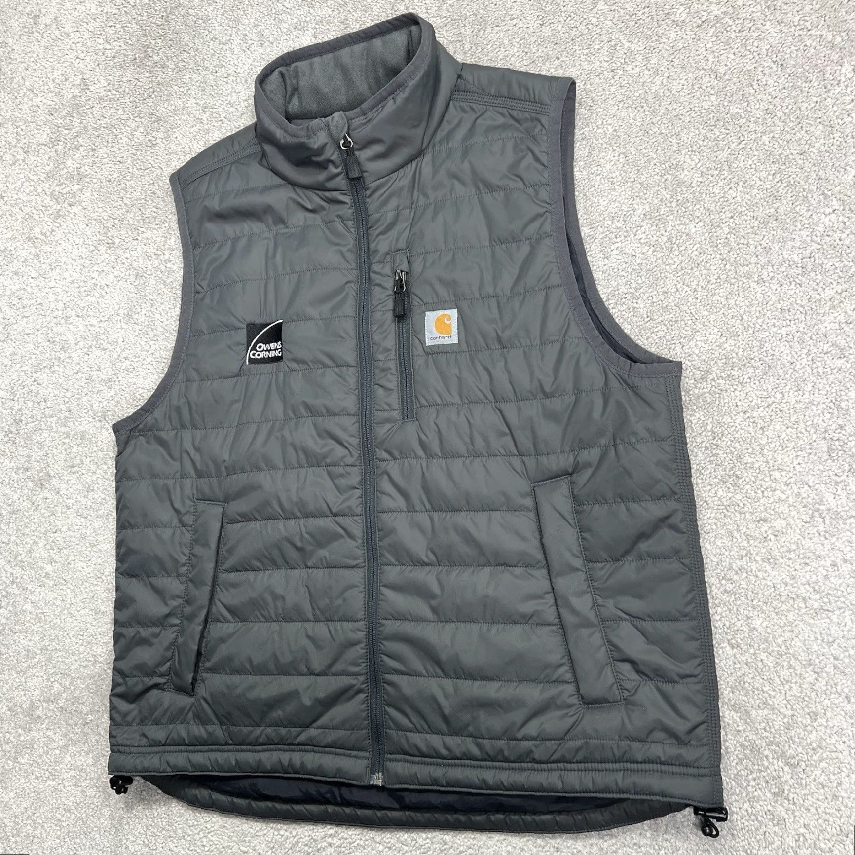 Carhartt Carhartt Puffer Vest Rain Defender Gray OV2286-M Relaxed Fit Embroidered Mens Large Size US L / EU 52-54 / 3 - 5 Thumbnail
