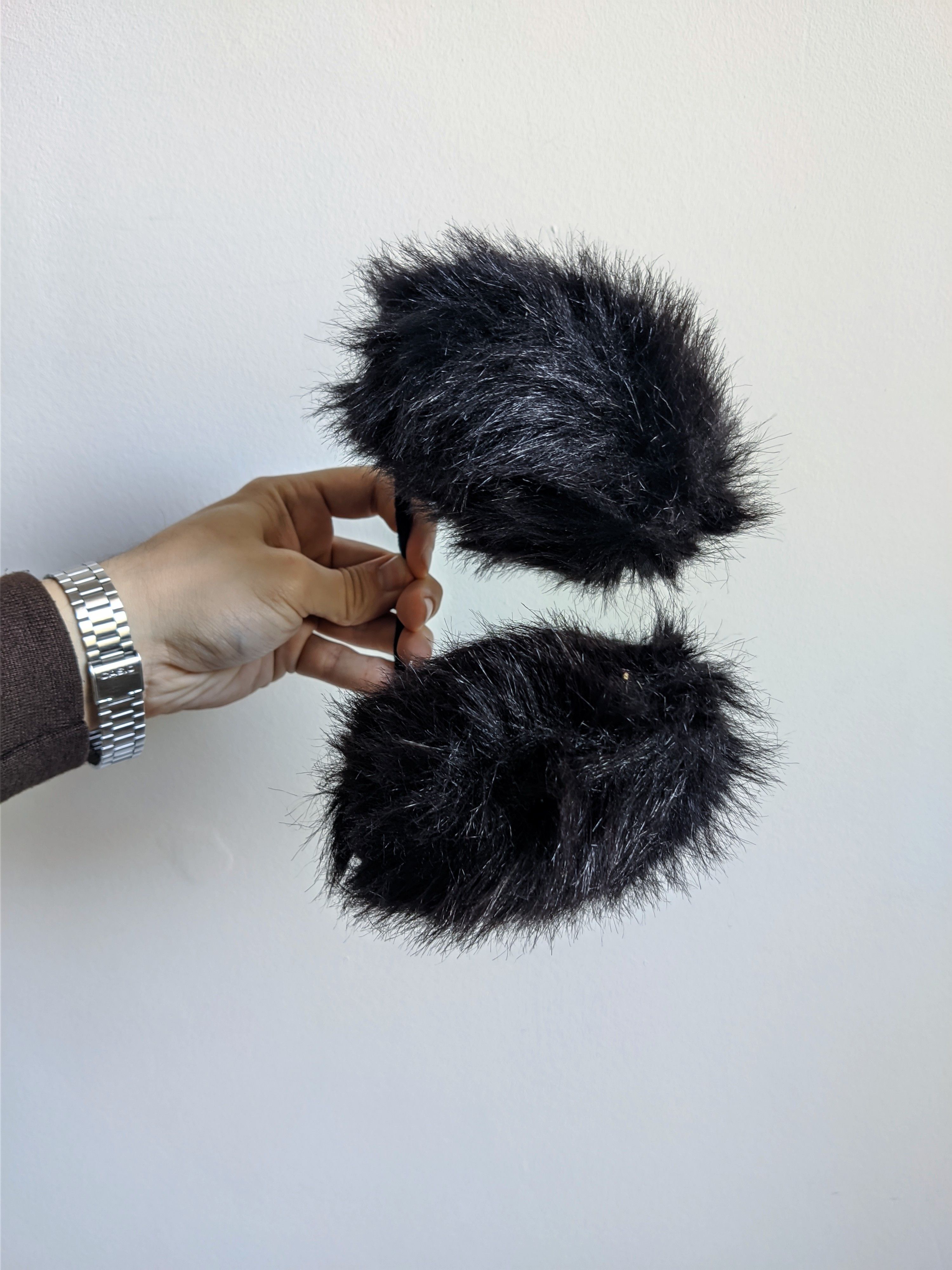 Japanese Brand Y2k fuzzy earmuffs headphones hat Size ONE SIZE - 4 Thumbnail