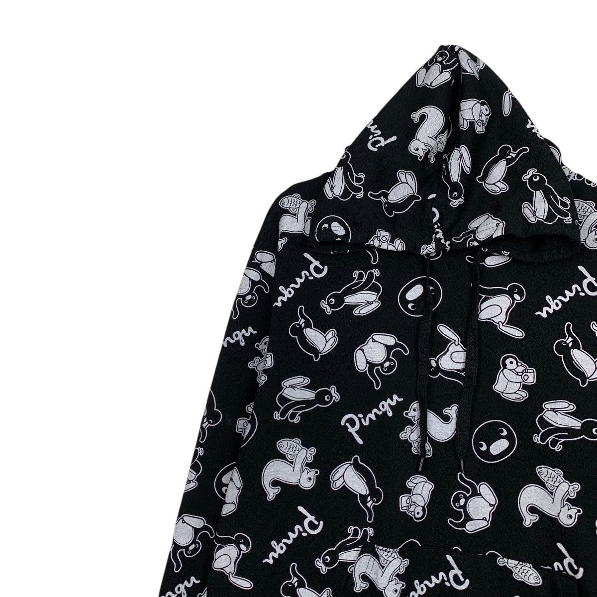 Japanese Brand PINGU All Over Print Pullover Hoodie Sweatshirt #3636-C166 Size US L / EU 52-54 / 3 - 3 Thumbnail