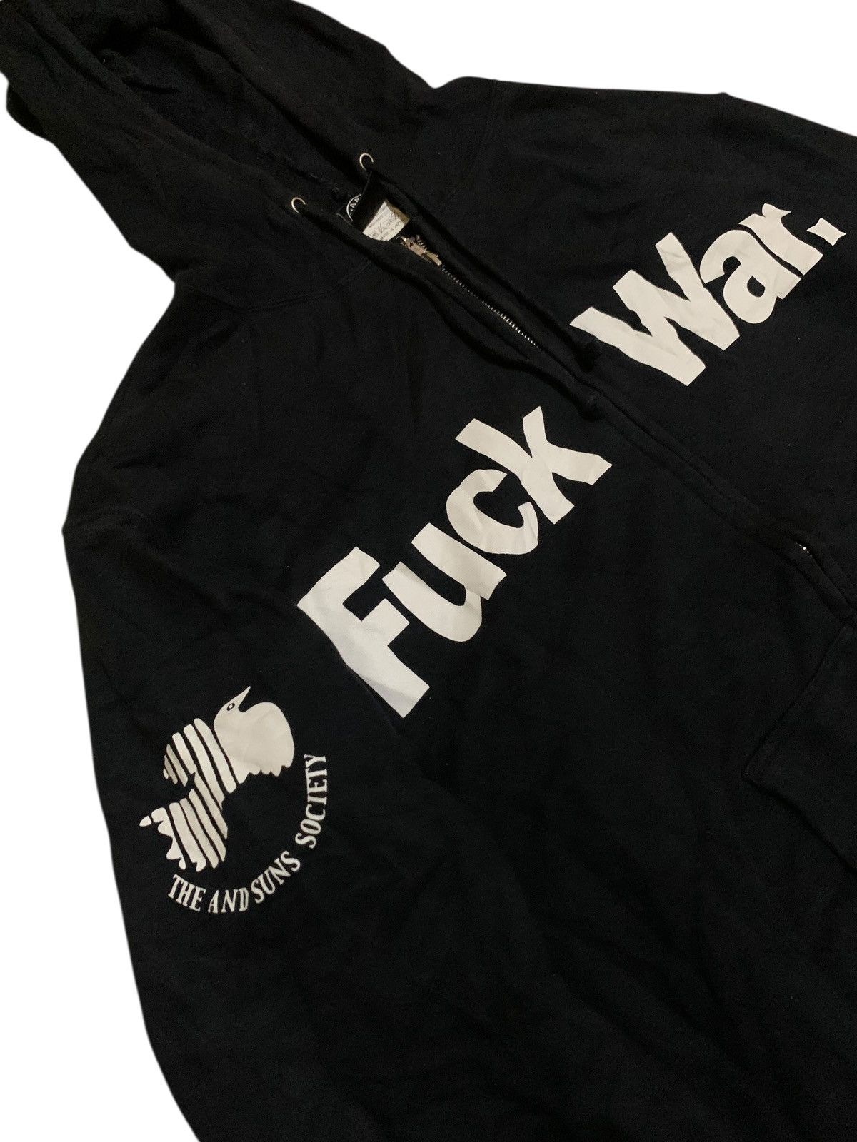 ANDSUNS Andsuns FUCK WAR anarchy zip up hoodie Size US L / EU 52-54 / 3 - 3 Thumbnail