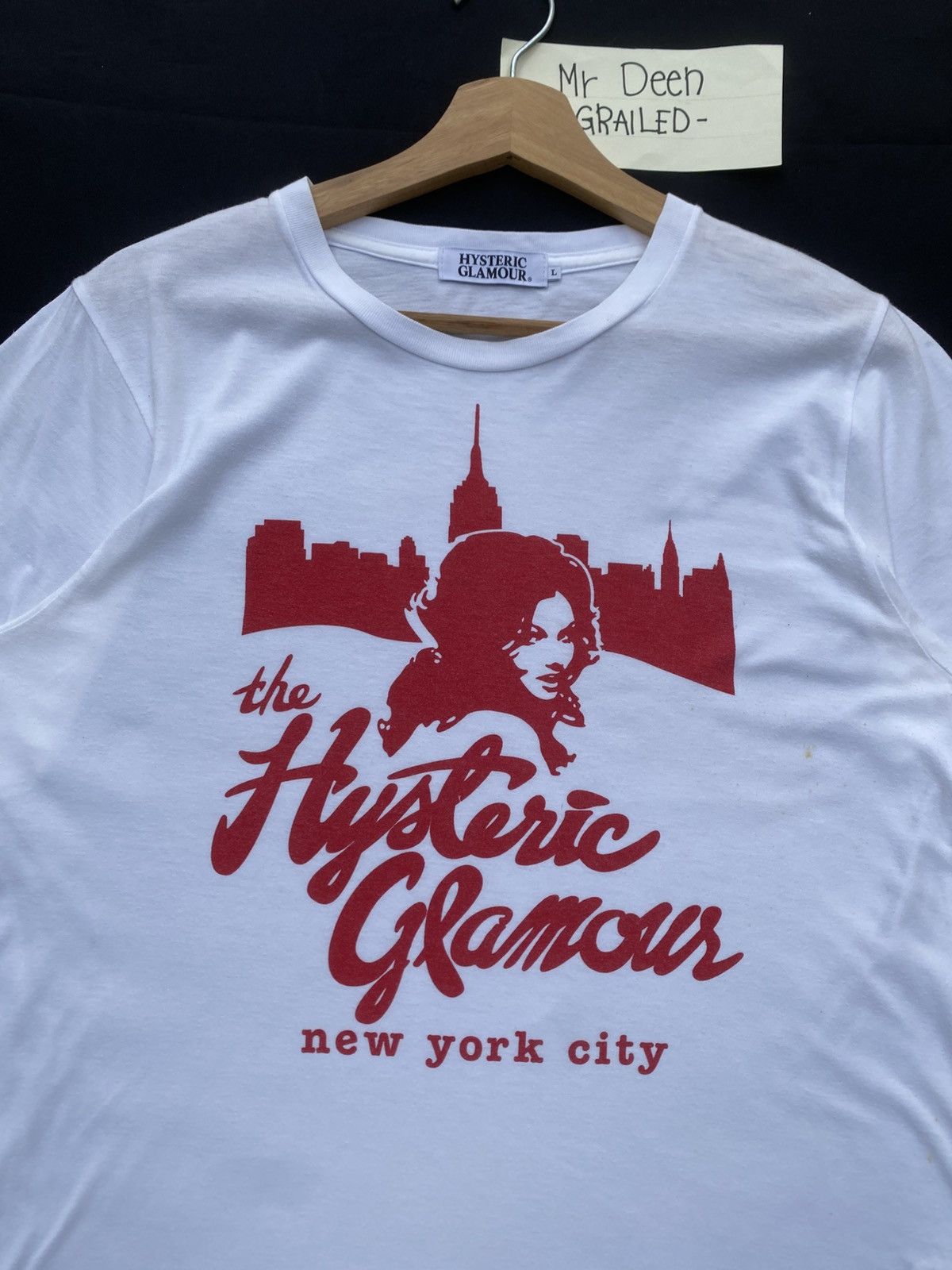 Hysteric Glamour Rare Hysteric Glamour New York City White Tshirt Size US M / EU 48-50 / 2 - 8 Thumbnail