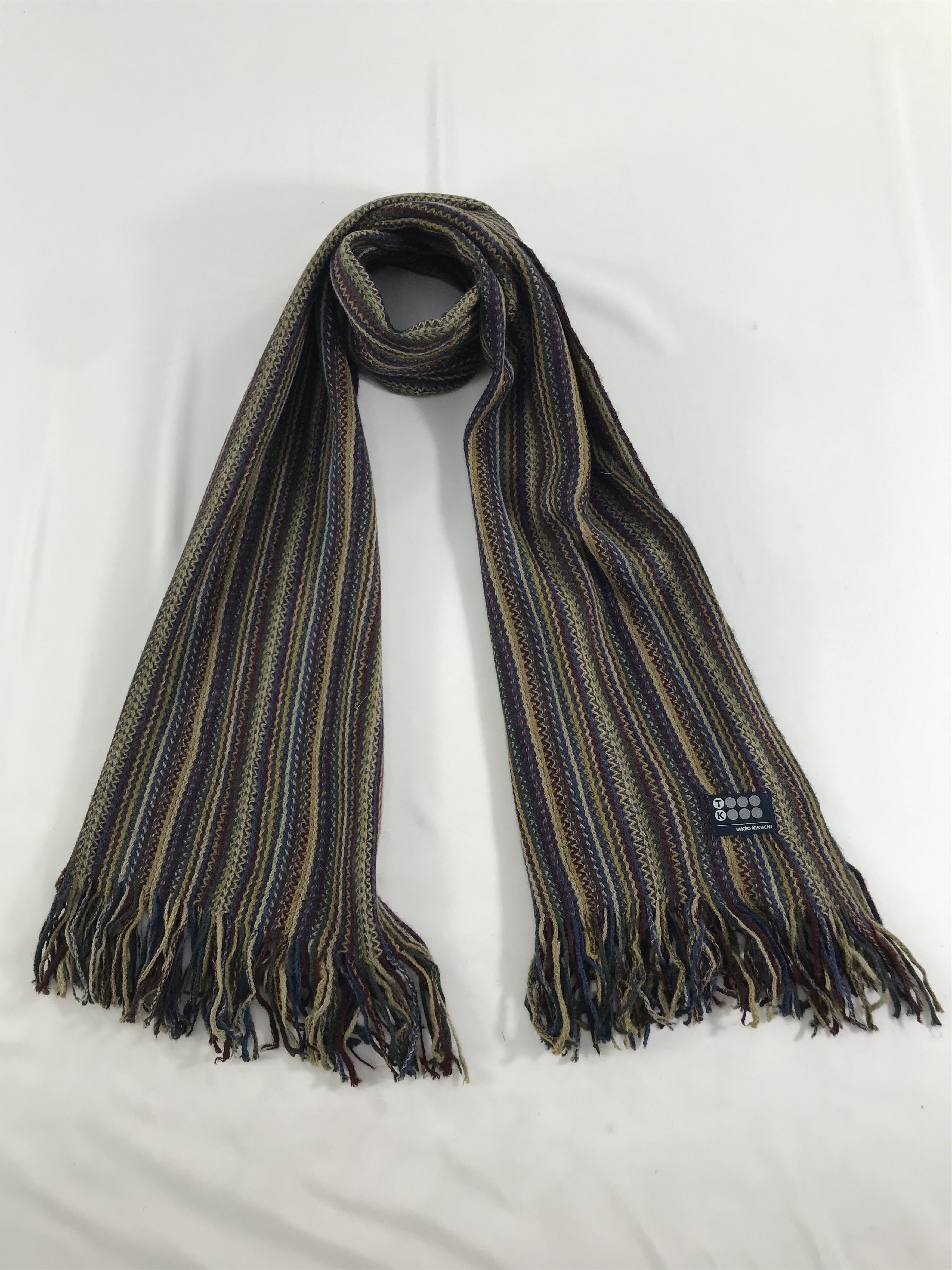 Takeo Kikuchi Takeo Kikuchi Scarf Muffler Wool Neckgear Neck Warmer V09 Size ONE SIZE - 1 Thumbnail