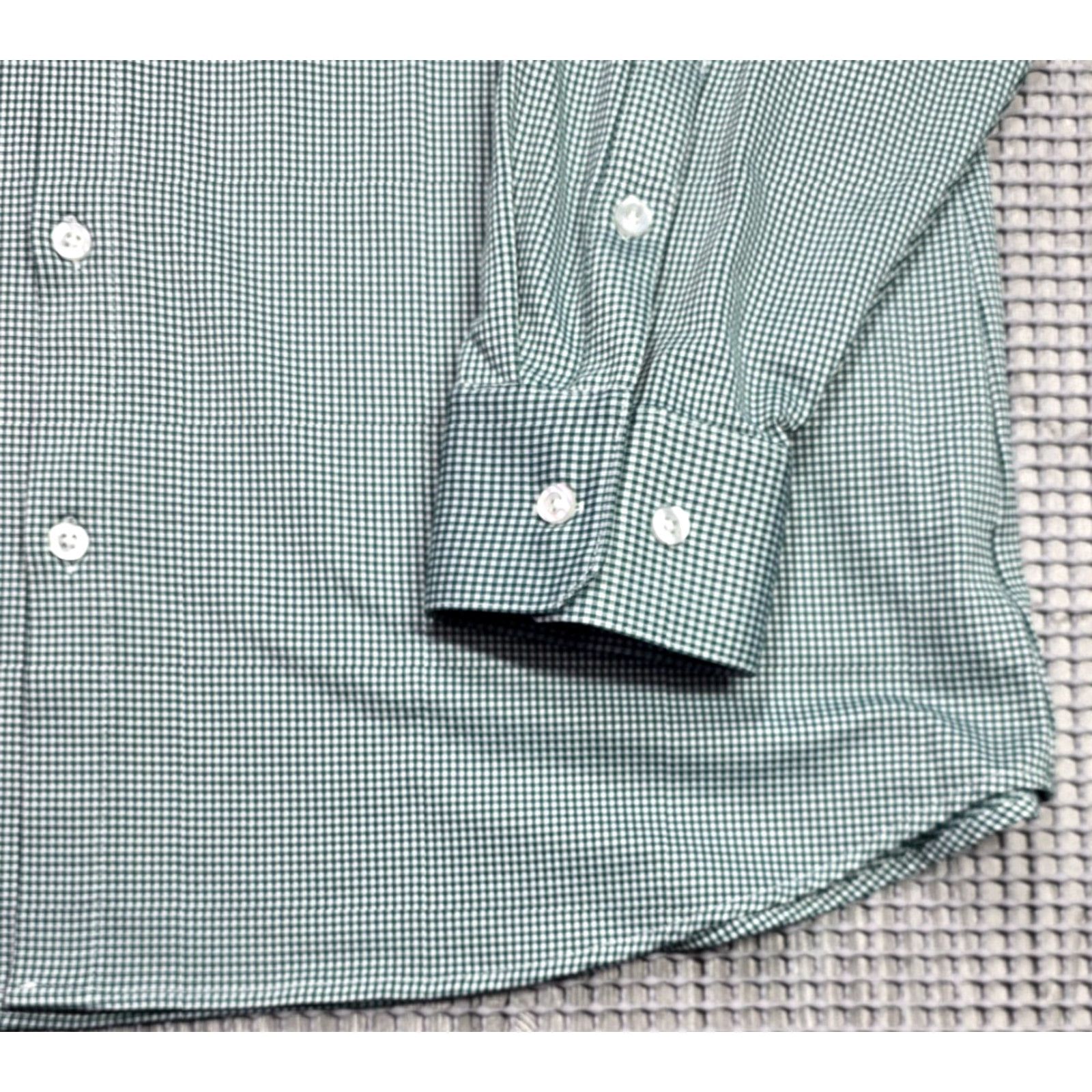 Mizzen+Main Mizzen+Main Button-Up Shirt Mens 2XL Green Check Trim Fit Stretch Made in USA Shirt Mens 2XL Green White Check USA Size US XXL / EU 58 / 5 - 4 Thumbnail