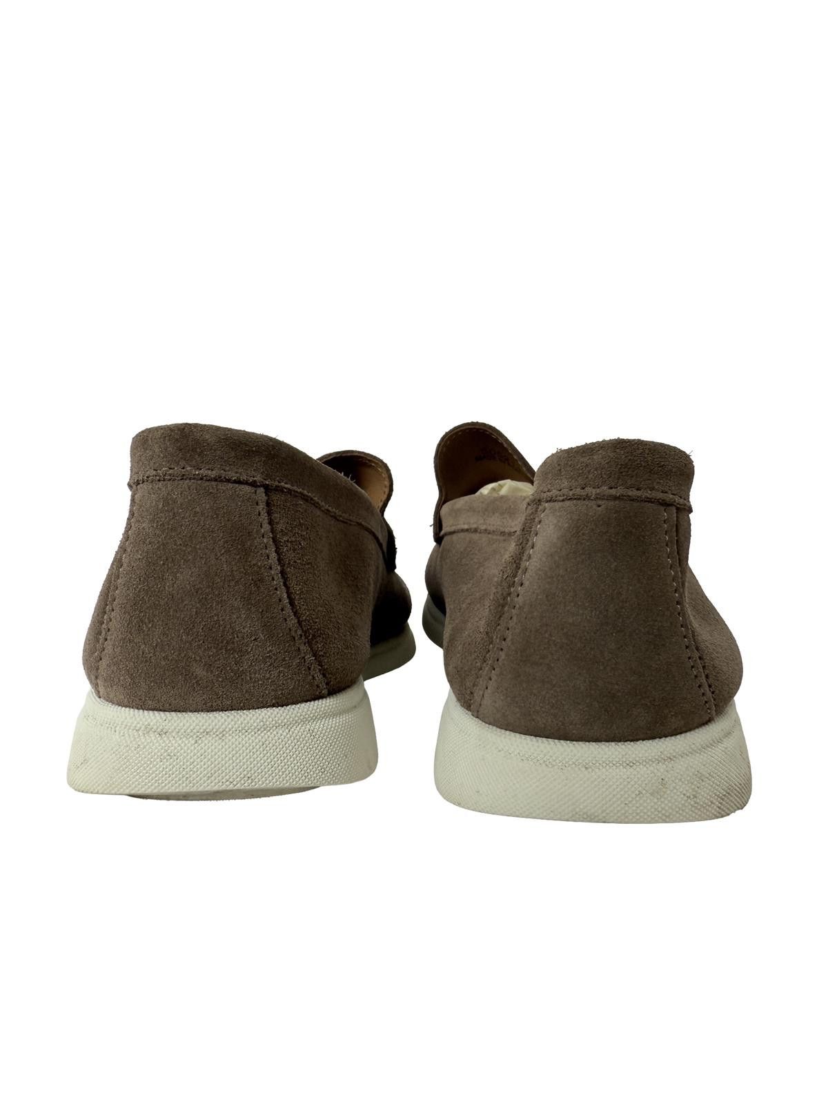 Other Boss Men's Sienne Logo-Emed Slip-On Loafers in Med Beige 260 Size US 8 / EU 41 - 6 Thumbnail