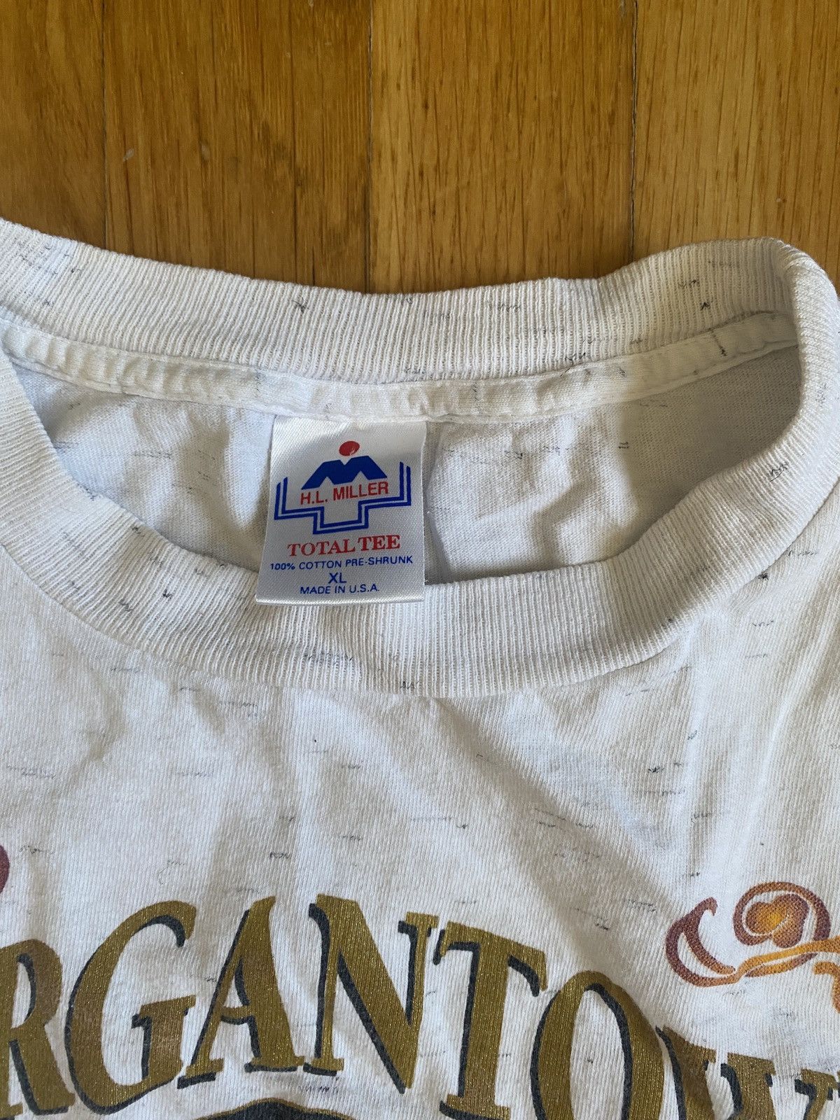 Vintage Morgantown vintage sportswear single stitch tee t-shirt Size US XL / EU 56 / 4 - 3 Thumbnail