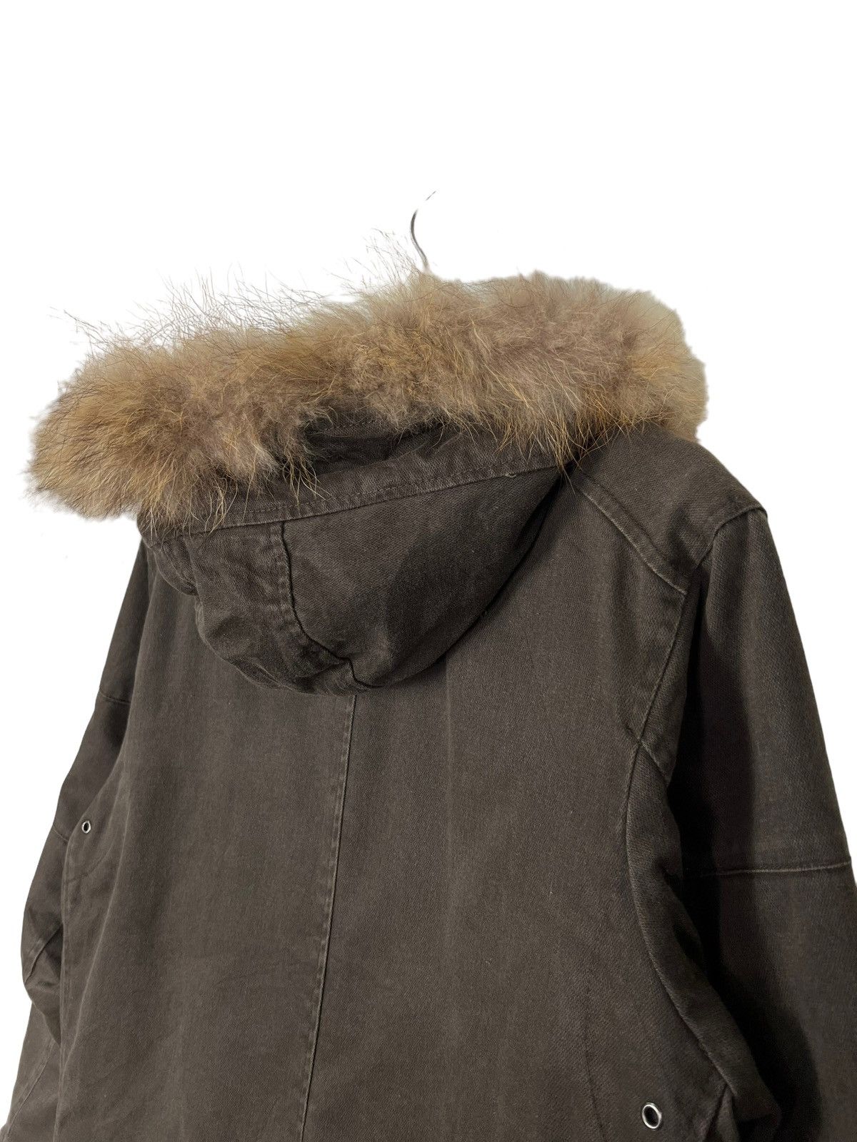 Hysteric Glamour 🔥 IN THE ATTIC FAUX FUR HOODIES UTILITY CARGO JACKET Size US M / EU 48-50 / 2 - 9 Thumbnail