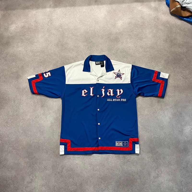 JNCO Vintage Hip Hop El Jay Jersey T-Shirt Retro Y2K 90s Oversize Size US L / EU 52-54 / 3 - 1 Thumbnail