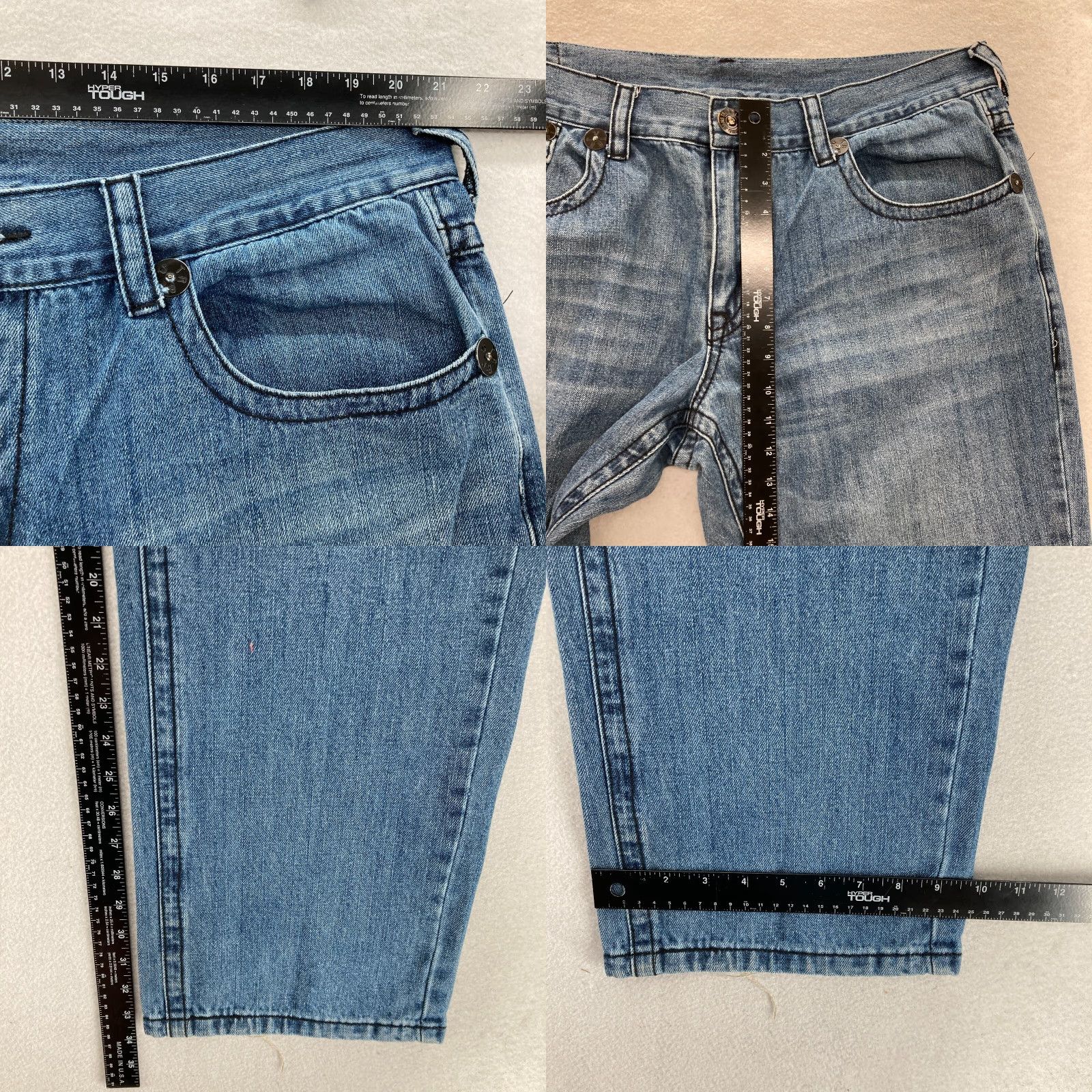True Religion True Religion Rainbow Billy Jeans Mens 42x34 Blue Stretch Denim Flap Pocket Y2K Jeans Mens 42 Blue Stretch Denim Rainbow Billy Size US 42 / EU 58 - 8 Thumbnail